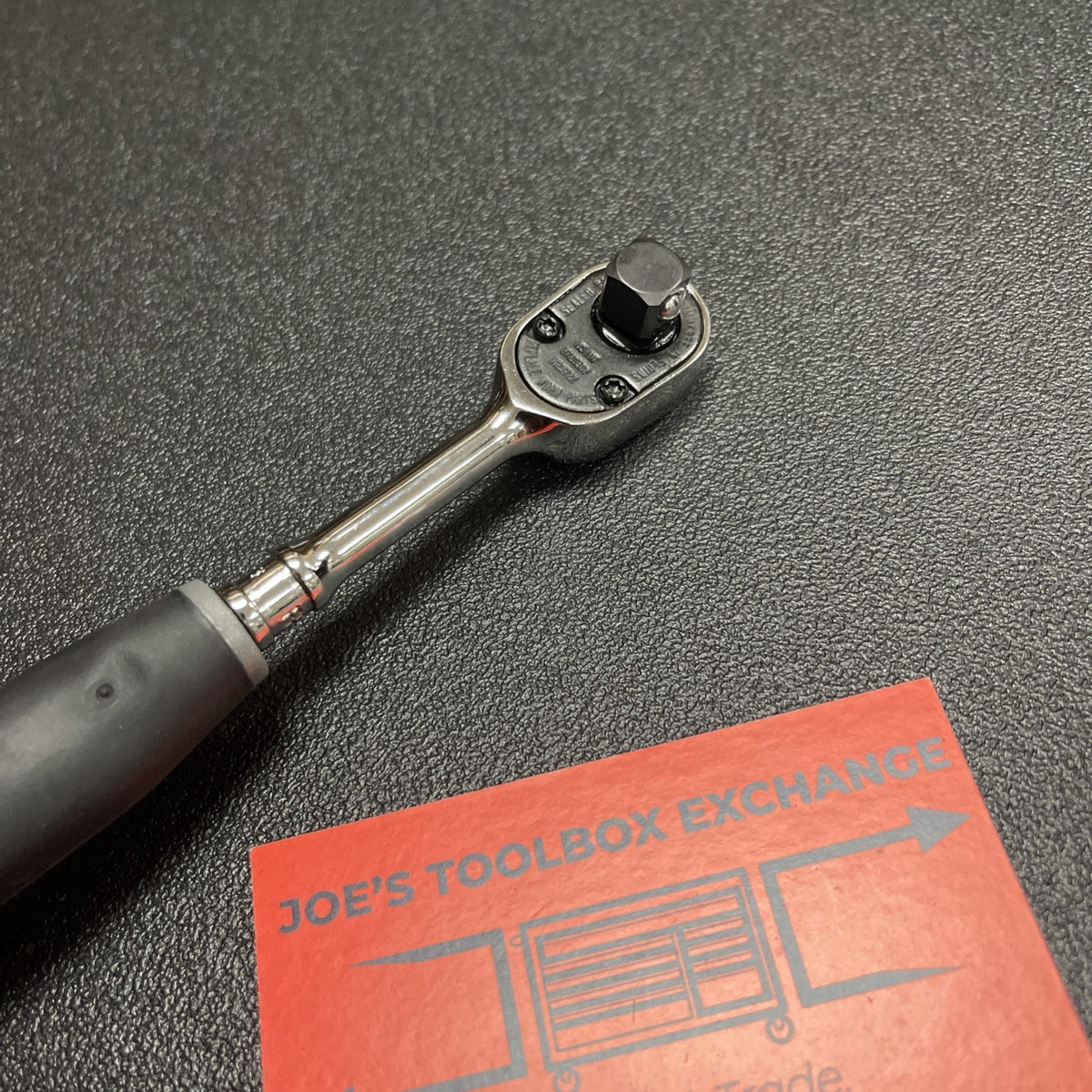 Snap-on USA NEW 3/8" Drive Dark Titanium SMALL BODY Fixed-Head Ratchet FHCL72