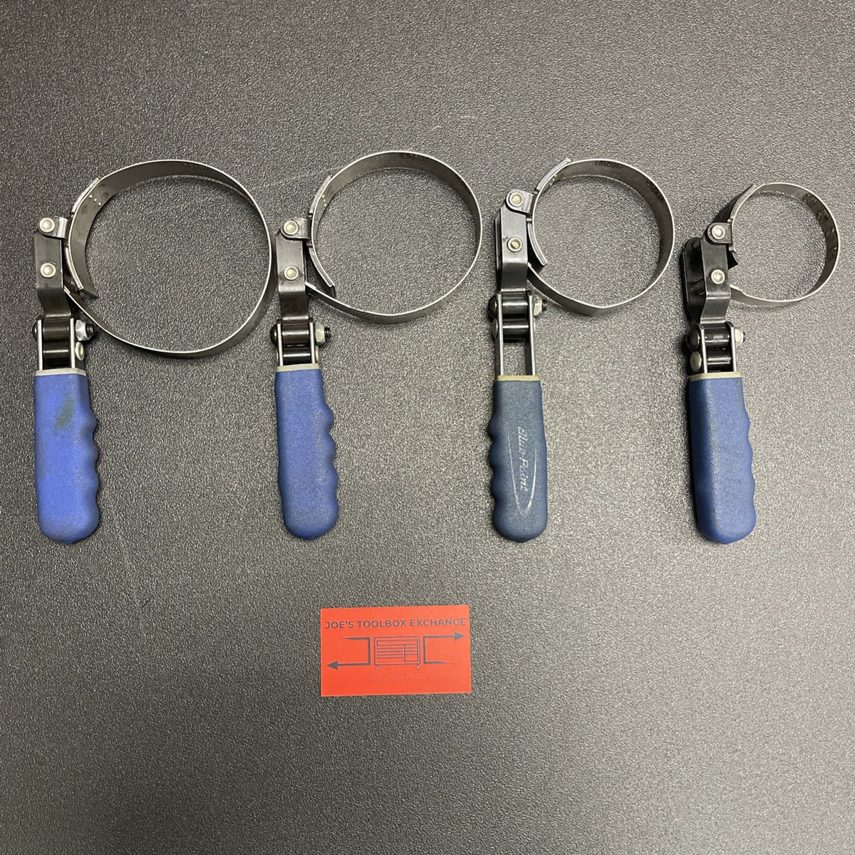 Blue Point Tools 4 Piece Oil Filter Wrench Set Lot, OFW1, OFW2, OFW3, OFW4