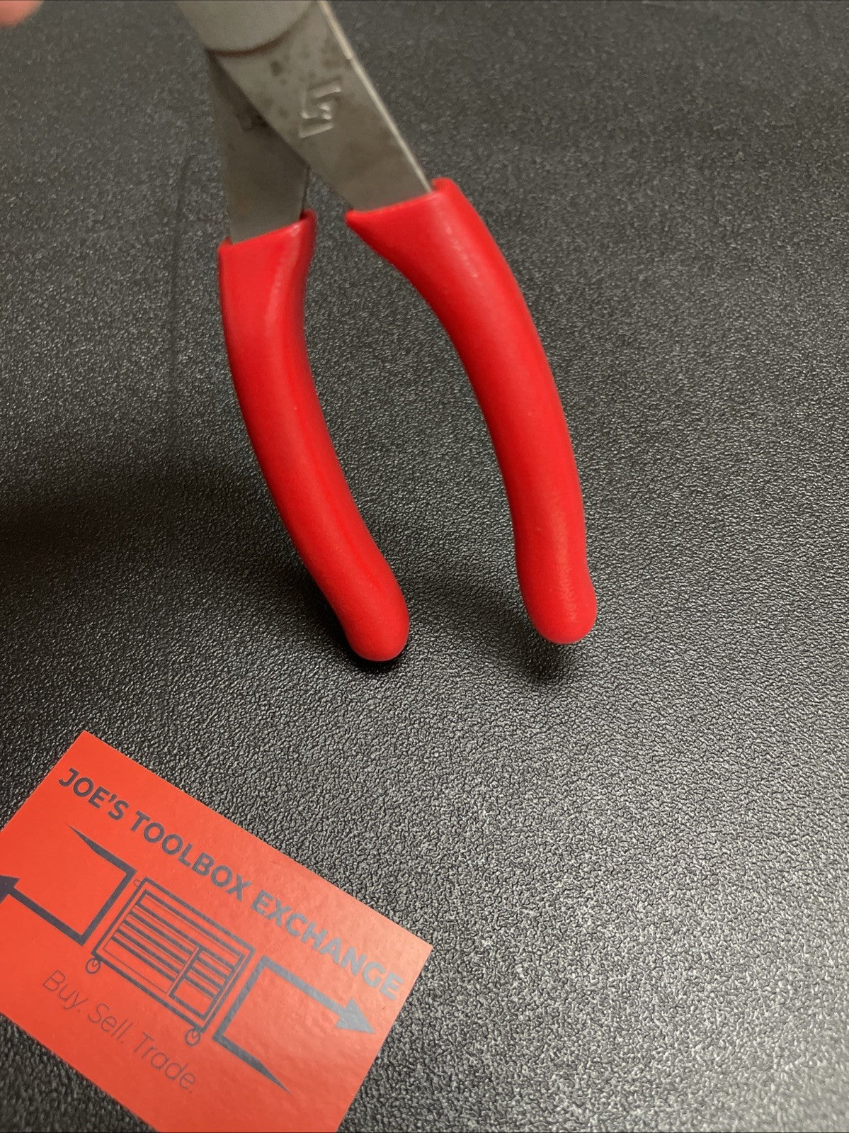 Snap-on Tools USA RED 8" Talon Soft Grip Needle Nose Pliers w/ Cutter 196ACF