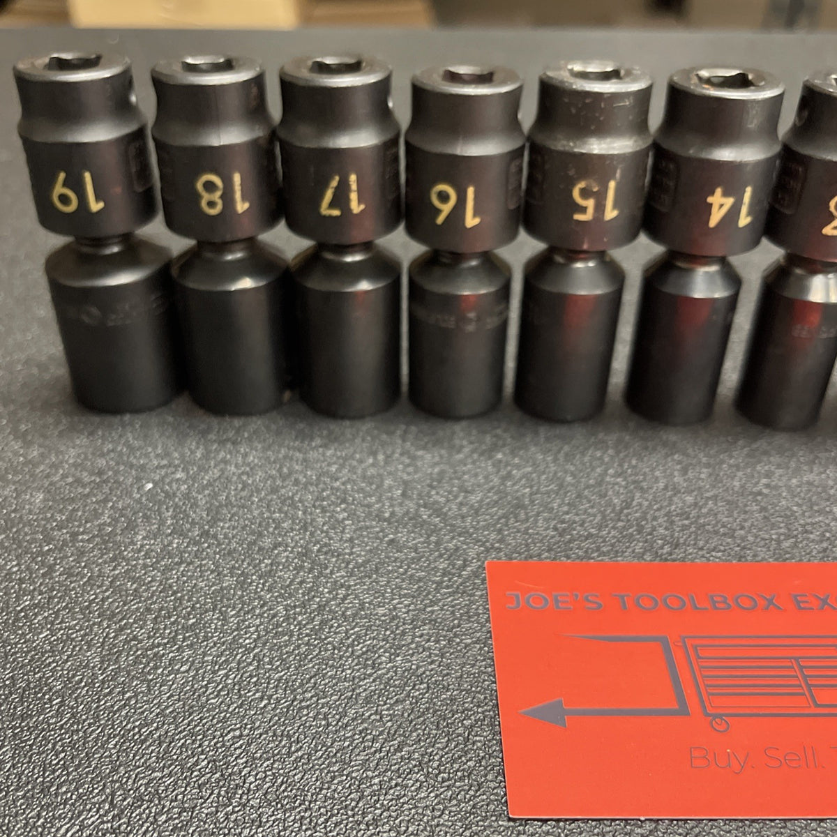 MATCO TOOLS USA SBDUPM106TB 10 PIECE 3/8” Drive Universal Impact Swivel Set