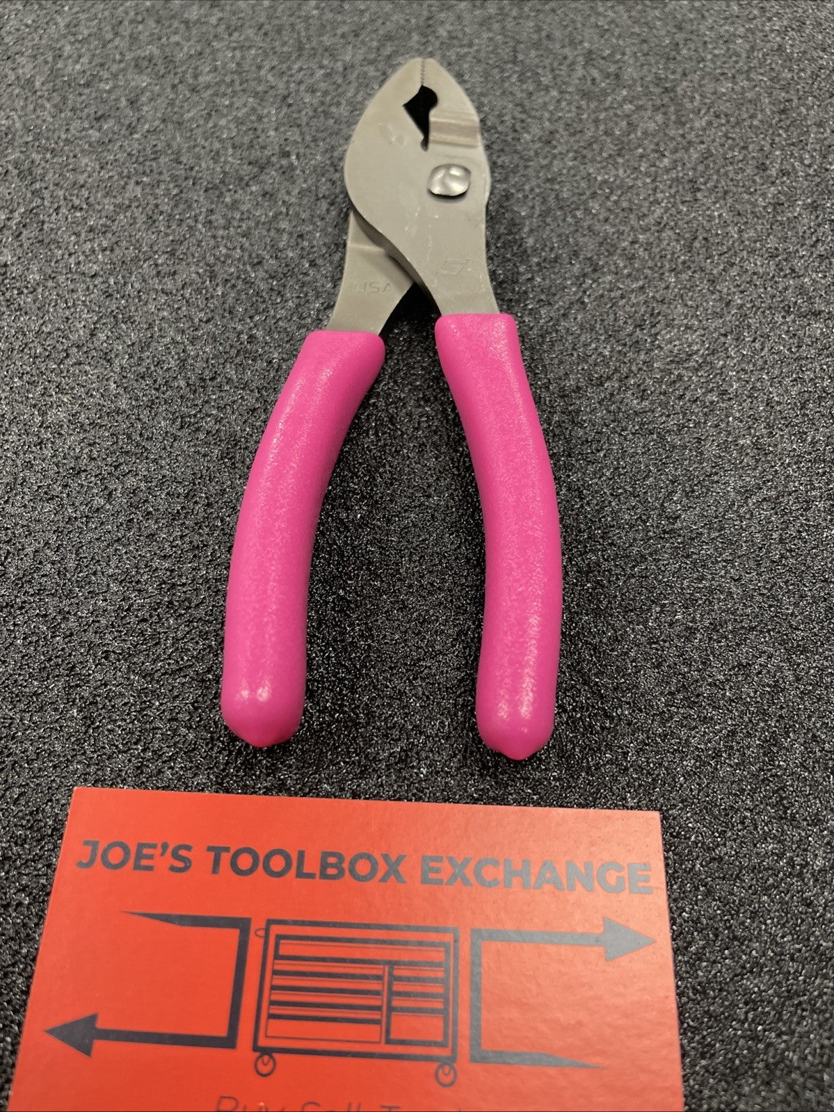 Snap on Tools USA NEW ELECTRIC PINK 6" Talon FlankJaw Slip-Joint Pliers HJ46ACF