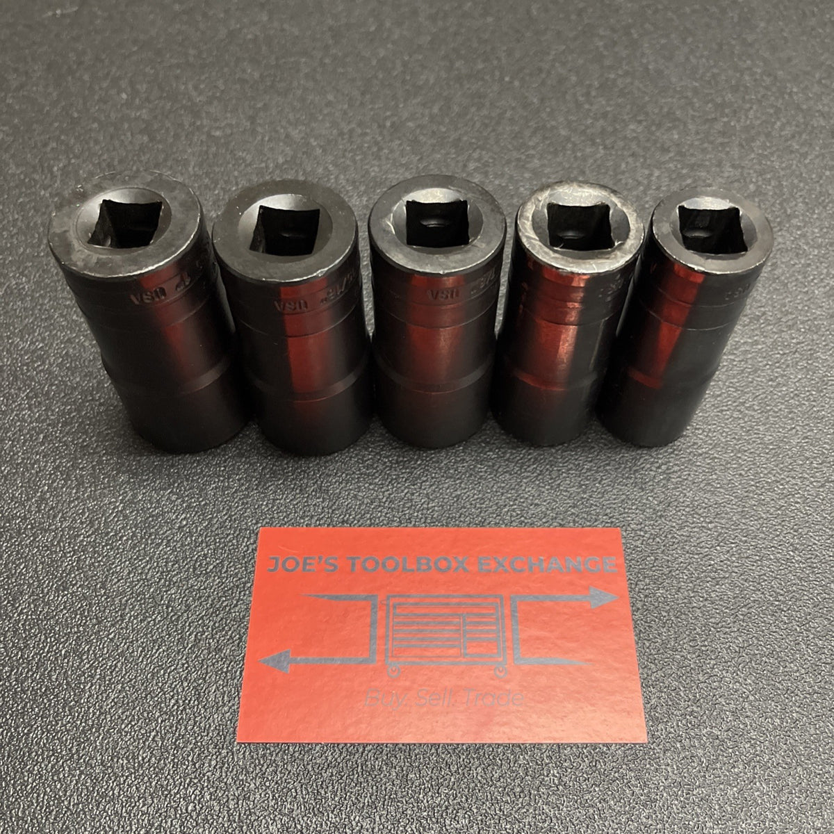 Matco Tools TSS5-D 5 Piece 1/2" Drive Deep Twist Socket Set
