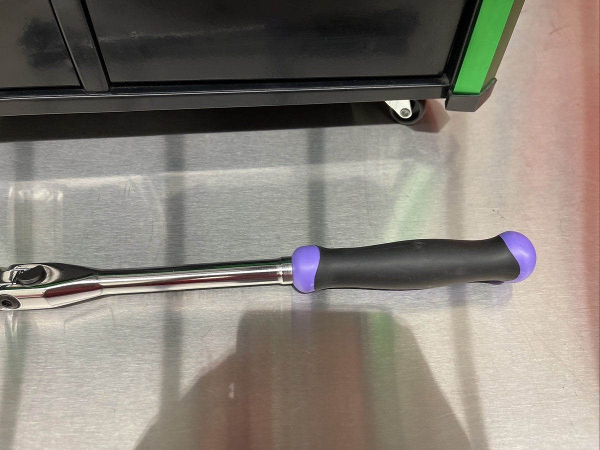 NEW Matco Tools BFR128LFP 3/8" DRIVE 12-1/2" LOCKING FLEX HEAD RATCHET PURPLE