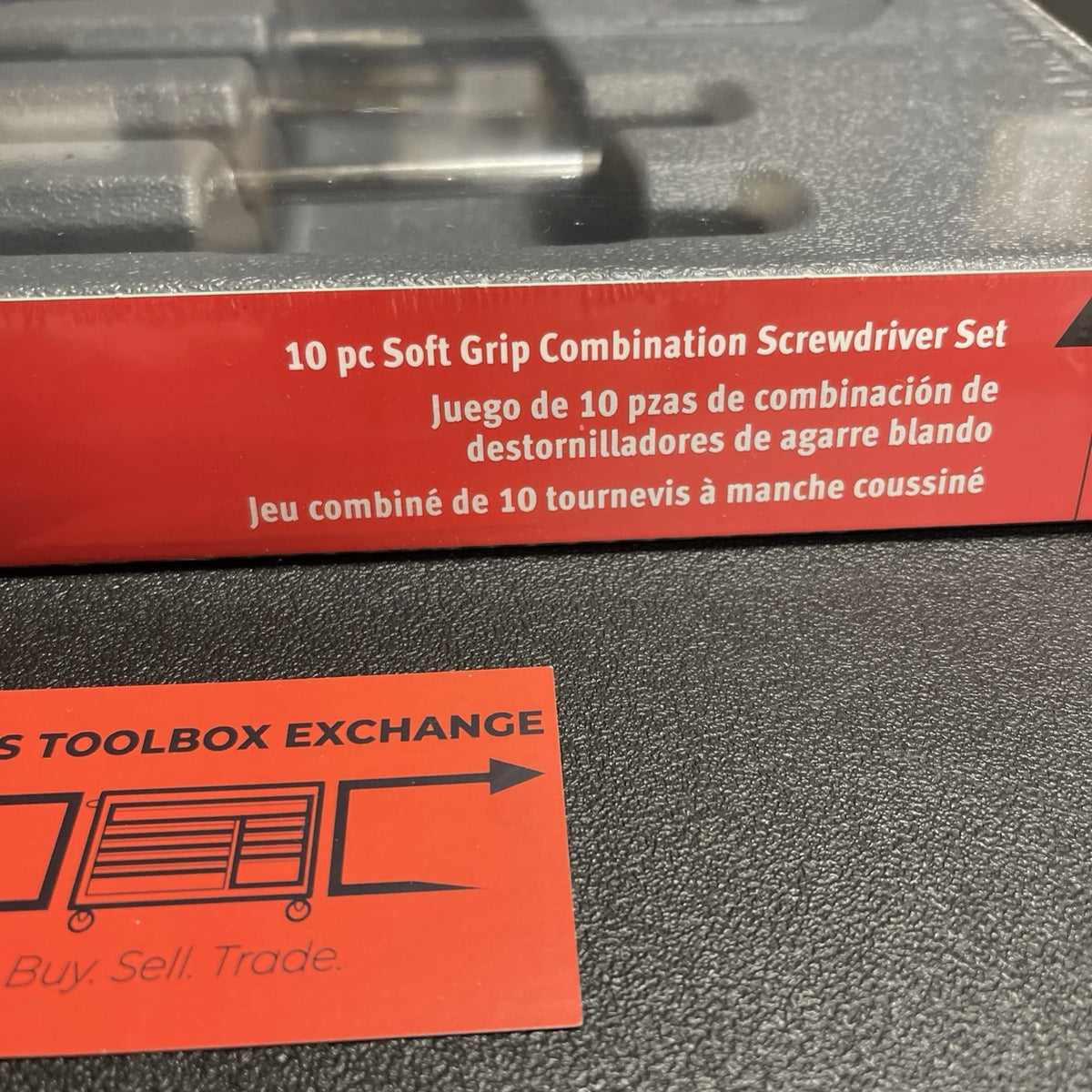 Snap-on SGDX6040BMB 10pc Power Blue Soft Grip Screwdriver Set Made in USA
