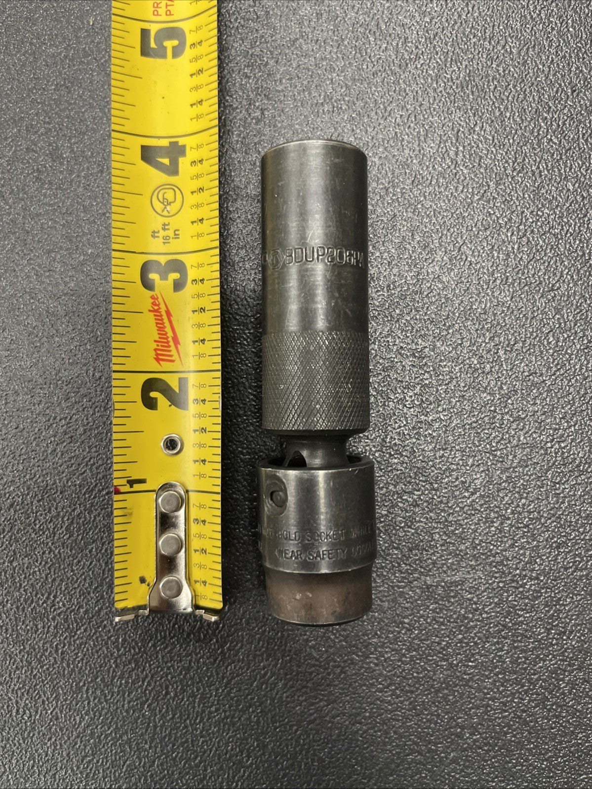 Matco Tools BDUP206P 3/8" Drive 5/8in. Ball Swivel 6 Pt  Deep Spark Plug Socket