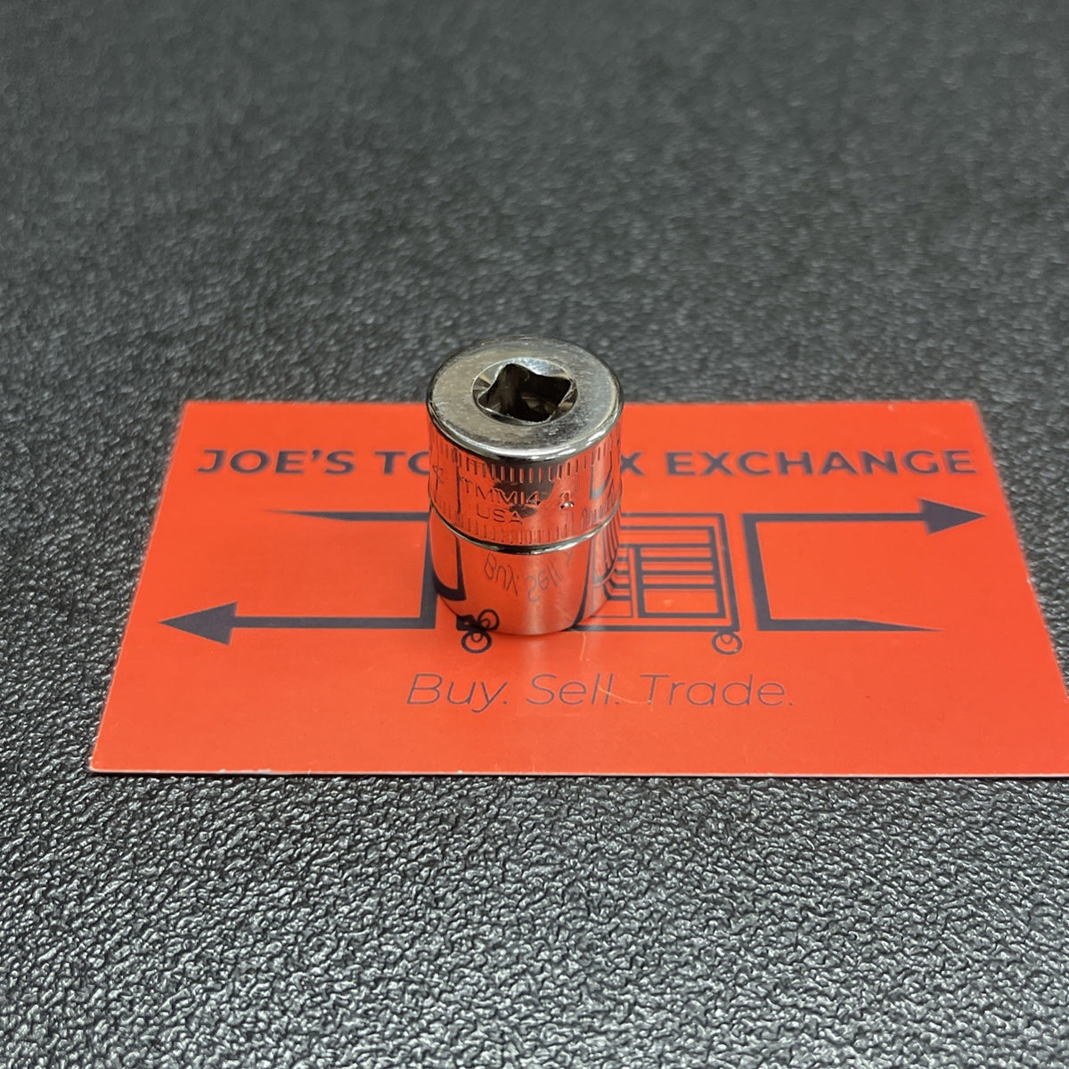 Snap On Tools TMM14 1/4 Dr 6Pt Metric 14mm Flank Dr Shallow Socket USA