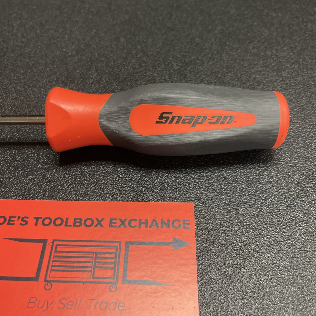  Snap-on Tools ORANGE Hard Handle 3/16" Flat Cabinet Tip Screwdriver  SHD146