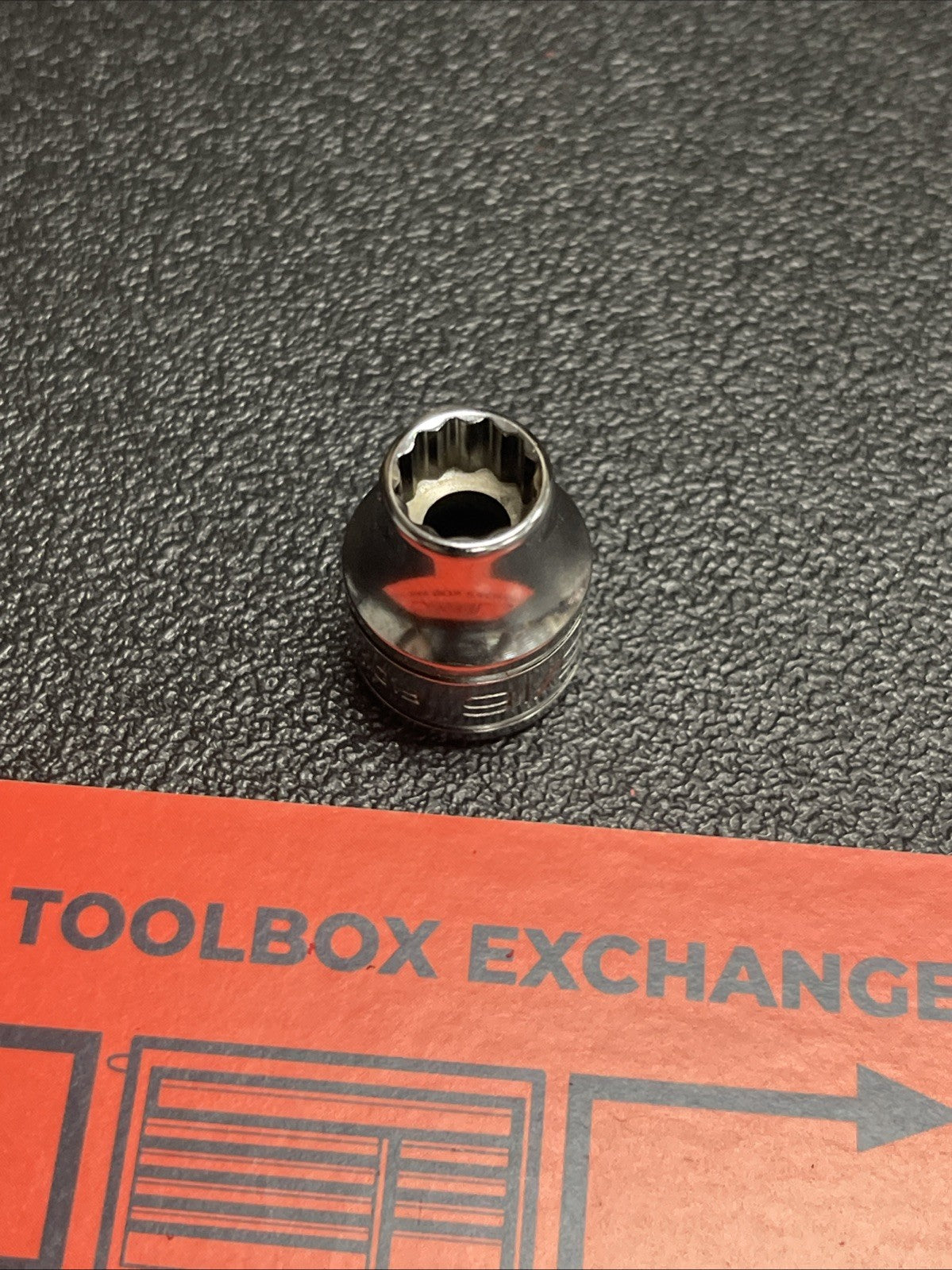 Snap-on Tools USA NEW 3/8" Drive 12-POINT SAE 5/16” Shallow Chrome Socket F101