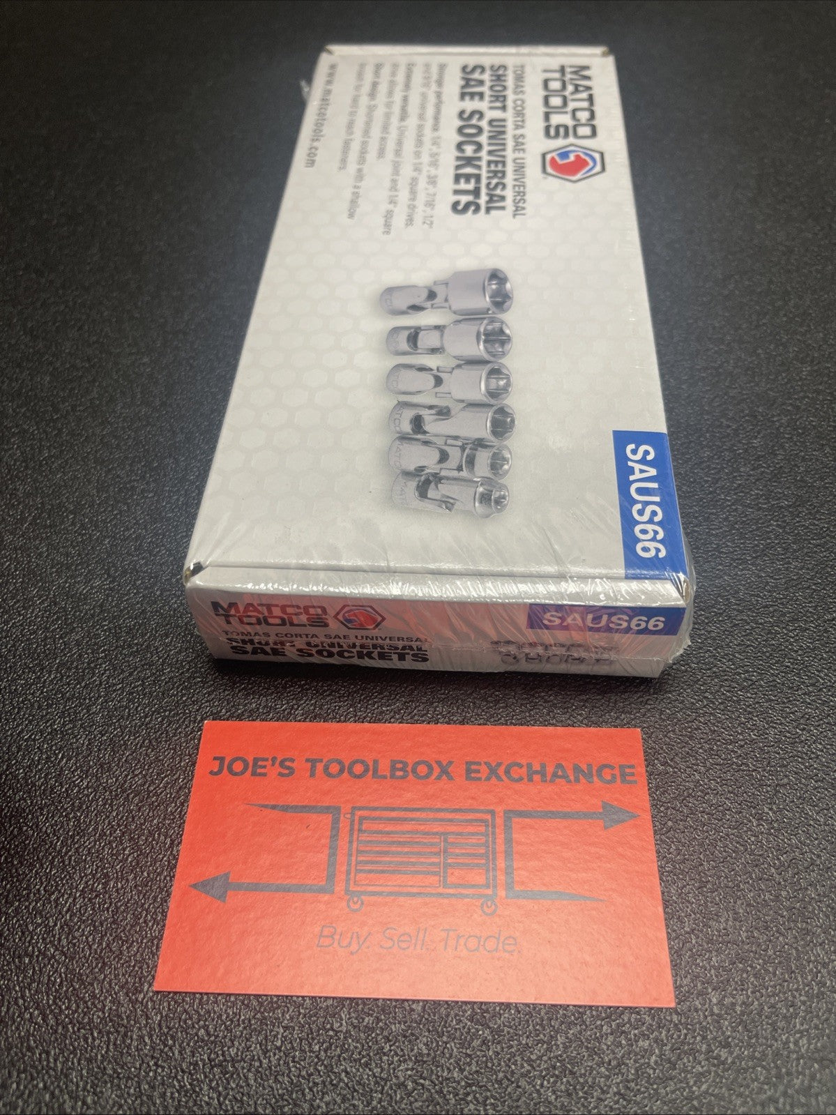 MATCO NEW 1/4" Drive Short Universal SAE Socket Set SAUS66 1/4” - 1/2”