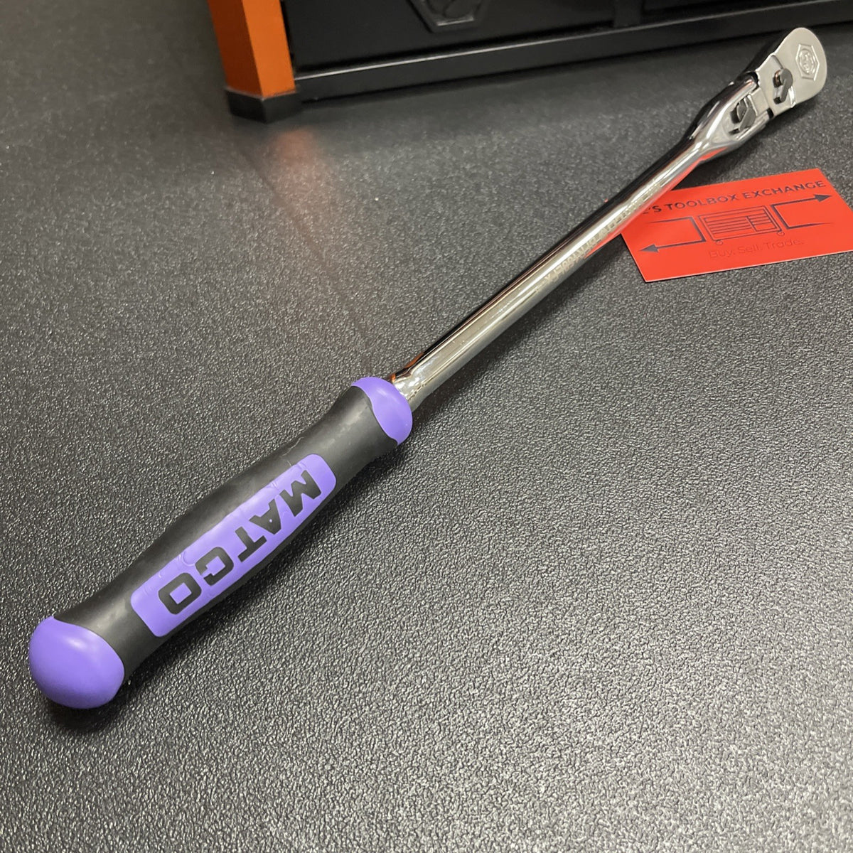 Matco NEW 3/8” Dr. Flex Head Ratchet BFR158LFx BFR158LFP PURPLE 15-1/2” 88 Tooth
