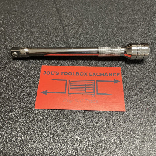 Snap-on Tools USA NEW 3/8" Drive 6" Long Chrome Knurled Socket Extension FXK6