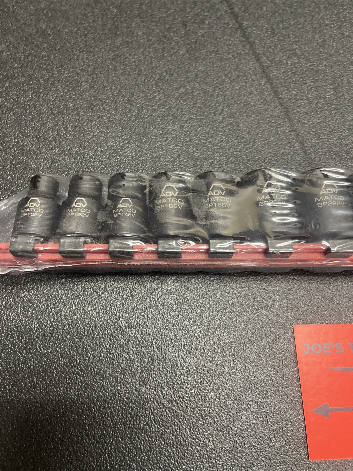Matco Tools SBP126V 12-Pc 3/8" Drive SAE 6-Point ADV Impact Socket Set 5/16"-1"