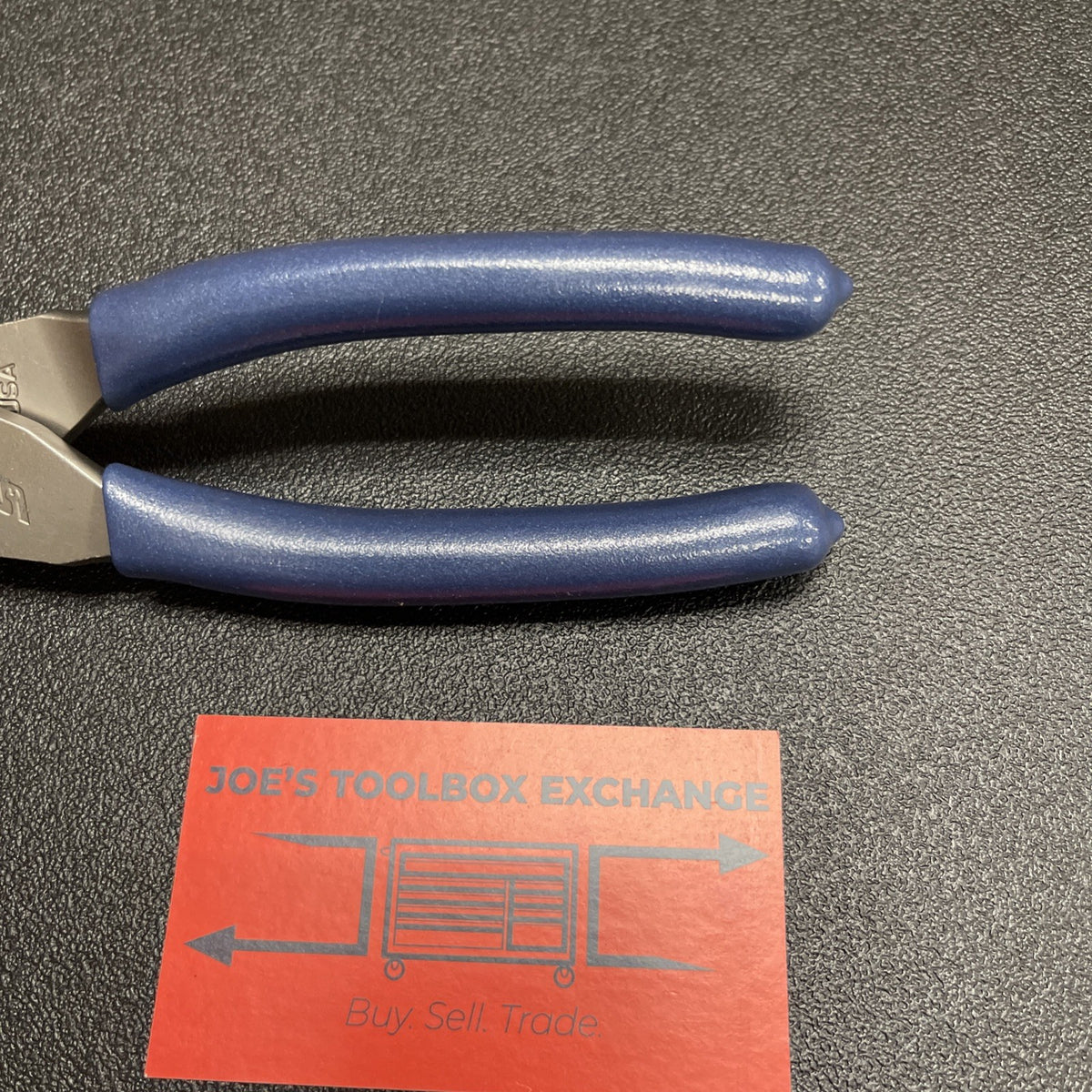 Snap-on Tools USA NEW POWER BLUE Soft Grip 7" Diagonal Cutter Pliers 87ACFMB