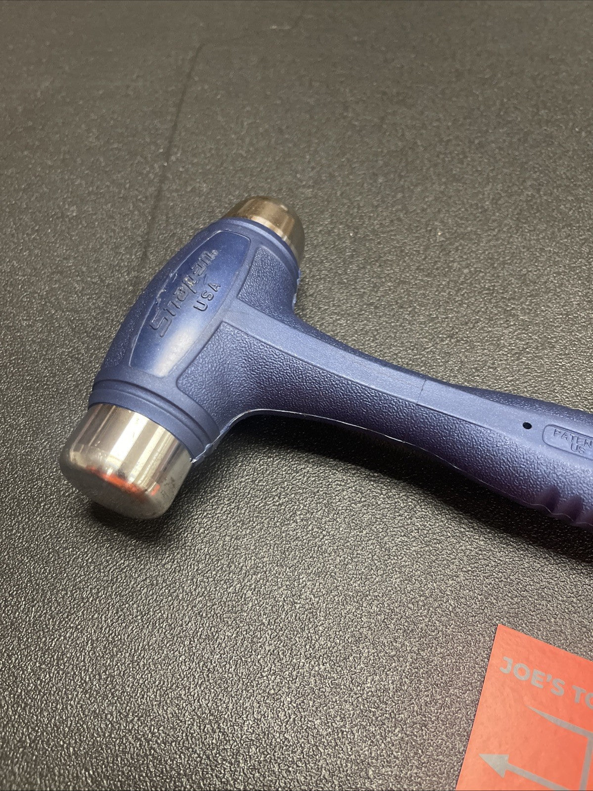 Snap-on Tools USA 24oz/680g POWER BLUE Soft Grip Dead Blow Hammer HBBD24MB