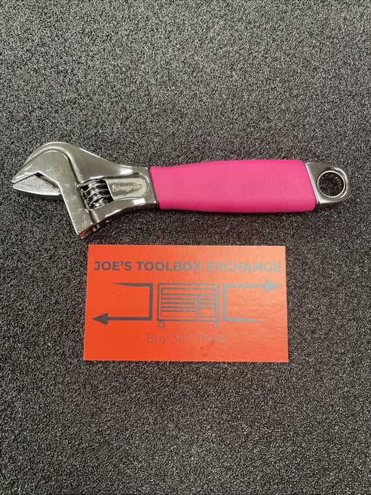 Snap-on Tools NEW ELECTRIC PINK 6" Flank Drive PLUS Adjustable Wrench FADH6CEP
