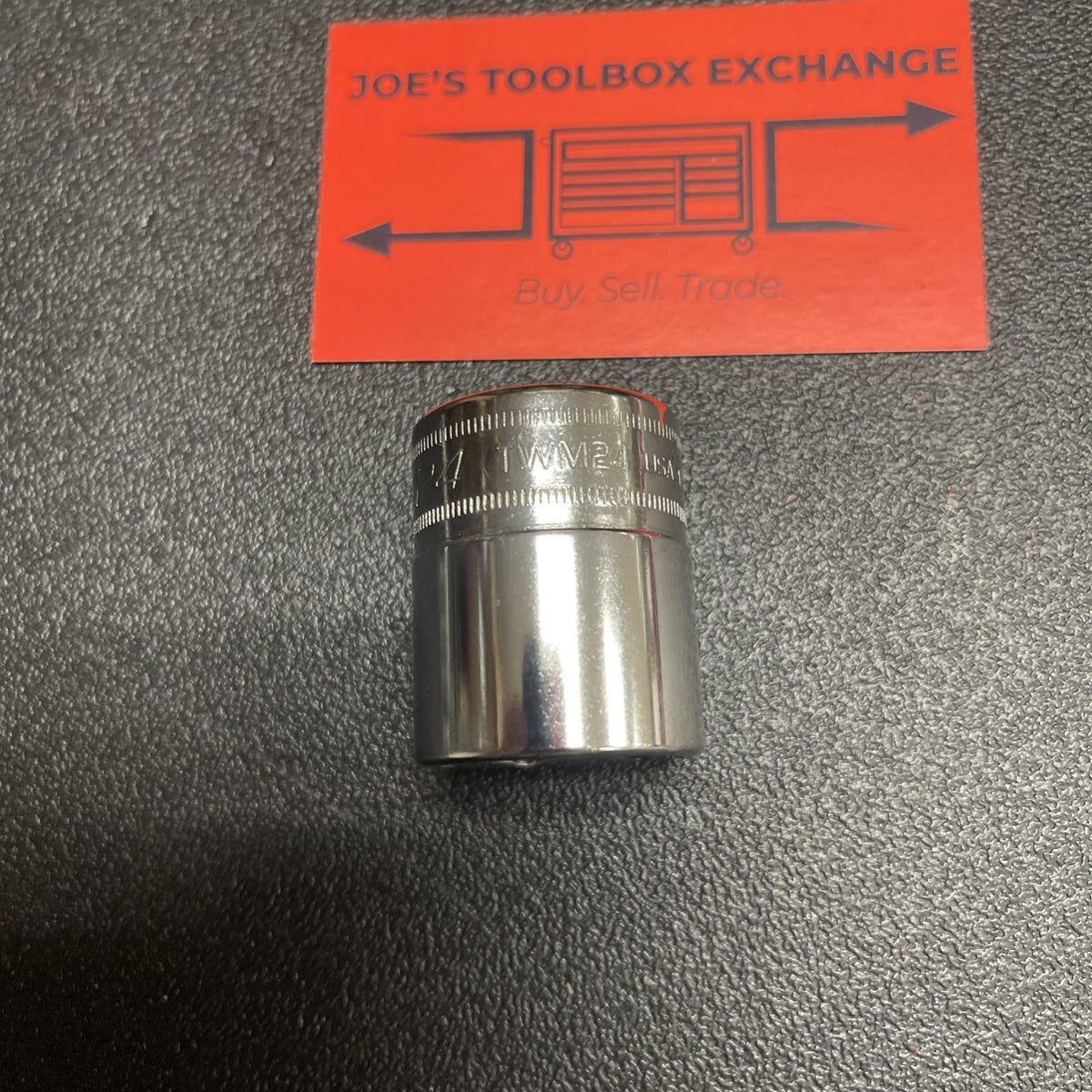 Snap-on Tools USA NEW 1/2" Drive 6-POINT Metric 24mm Shallow Socket TWM24