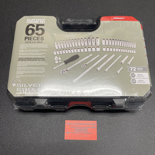 NEW Matco tools SAB65SEA Silver eagle chrome set 65 pieces