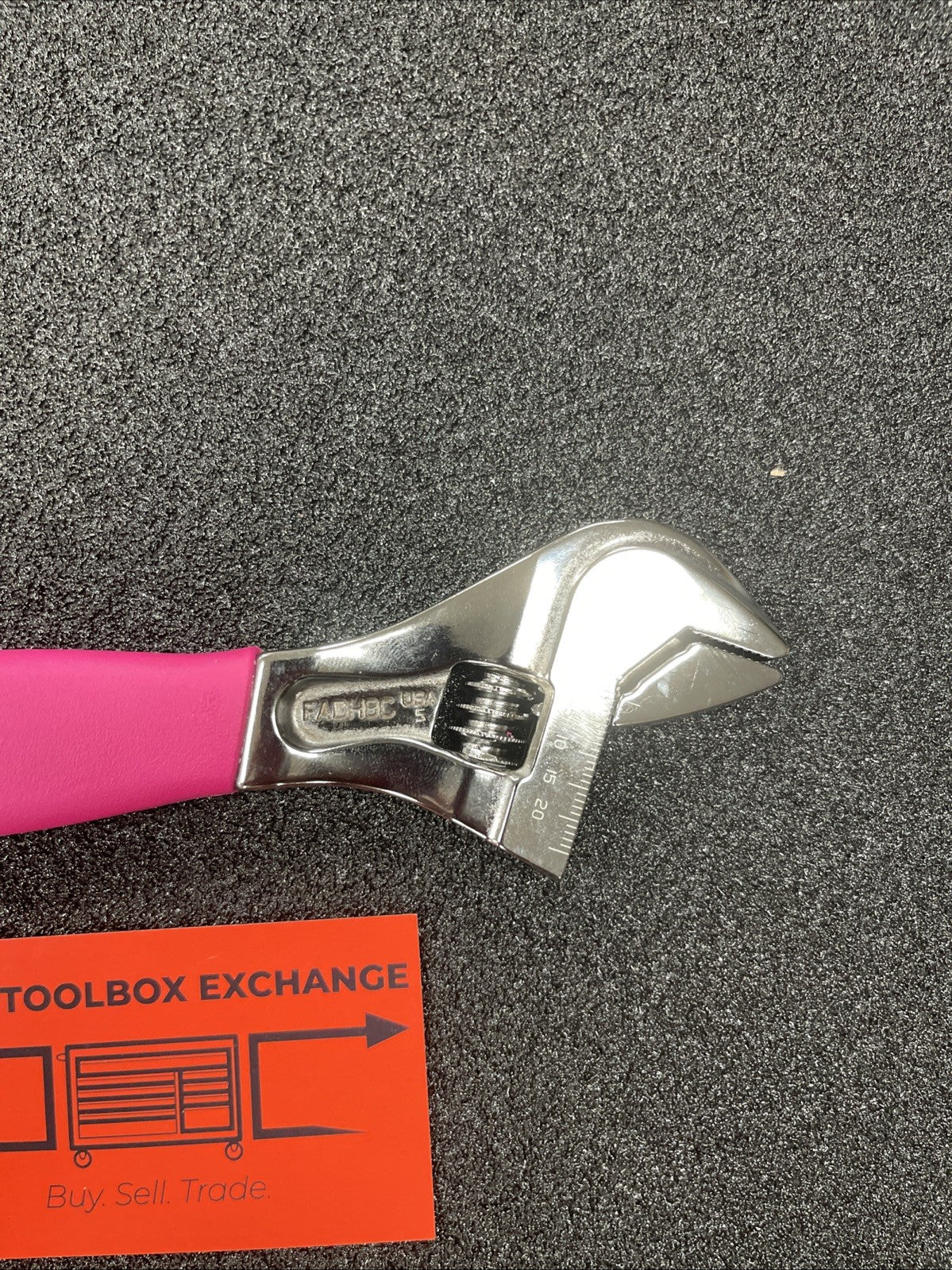 Snap-on Tools NEW ELECTRIC PINK 8" Flank Drive PLUS Adjustable Wrench FADH8C