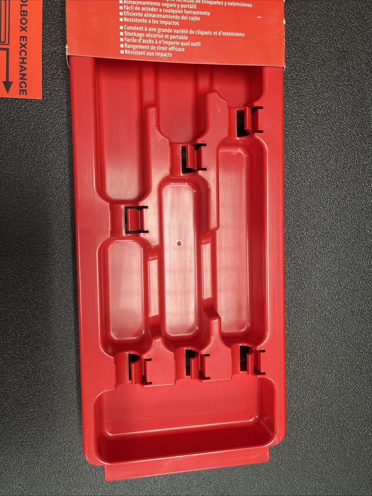 Snap-on Tools USA NEW RED 3/8" Drive Extension & Ratchet Organizer KAEXT38RD