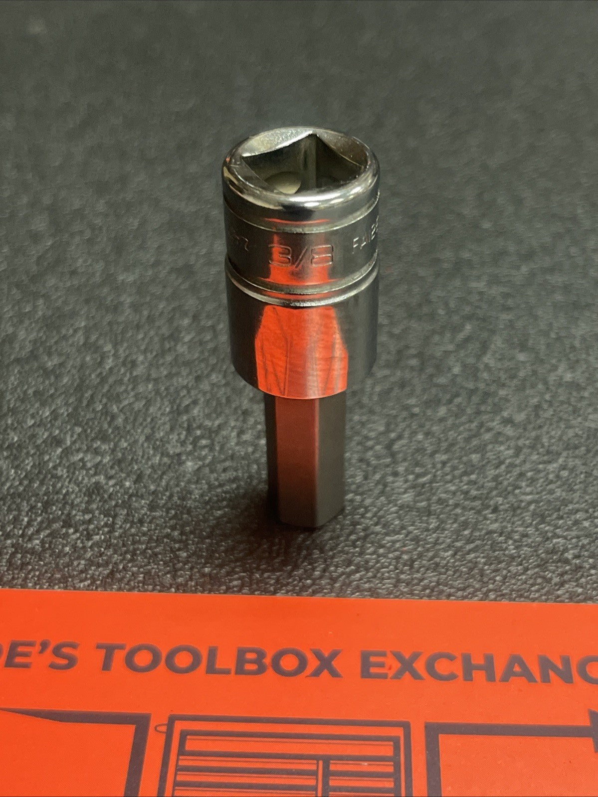 Snap-On Tools USA NEW 3/8" Drive 3/8" SAE Standard Hex Bit Chrome Socket FA12E