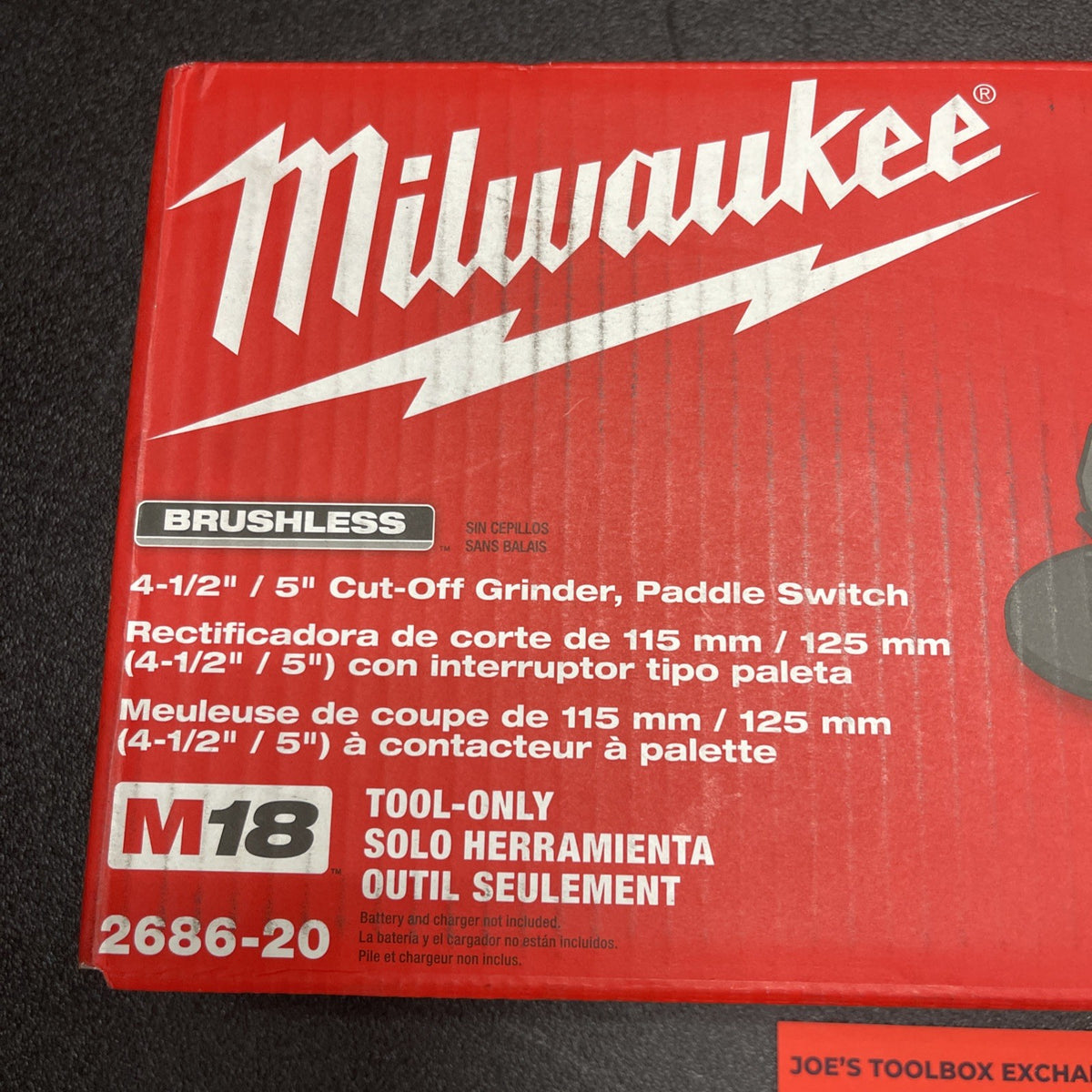 Milwaukee 2686-20 M18 18V Brushless Cordless 4-1/2" / 5" Cut-Off Grinder