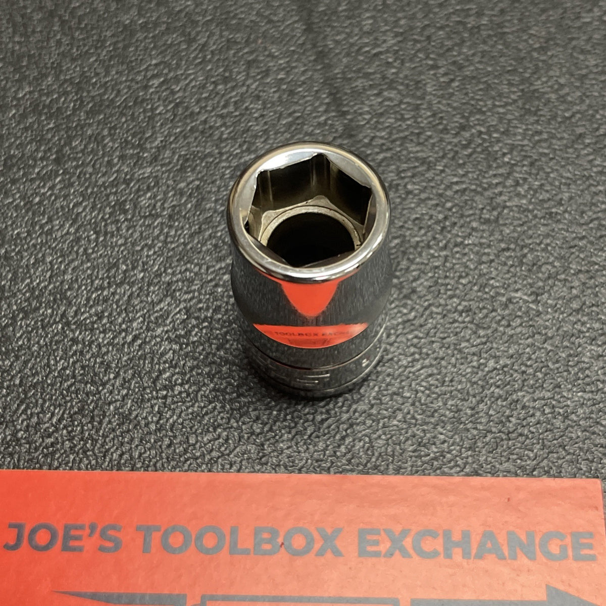 Snap-on Tools USA NEW 1/2" Drive 9/16" SAE 6 Point Shallow Chrome Socket TW181A
