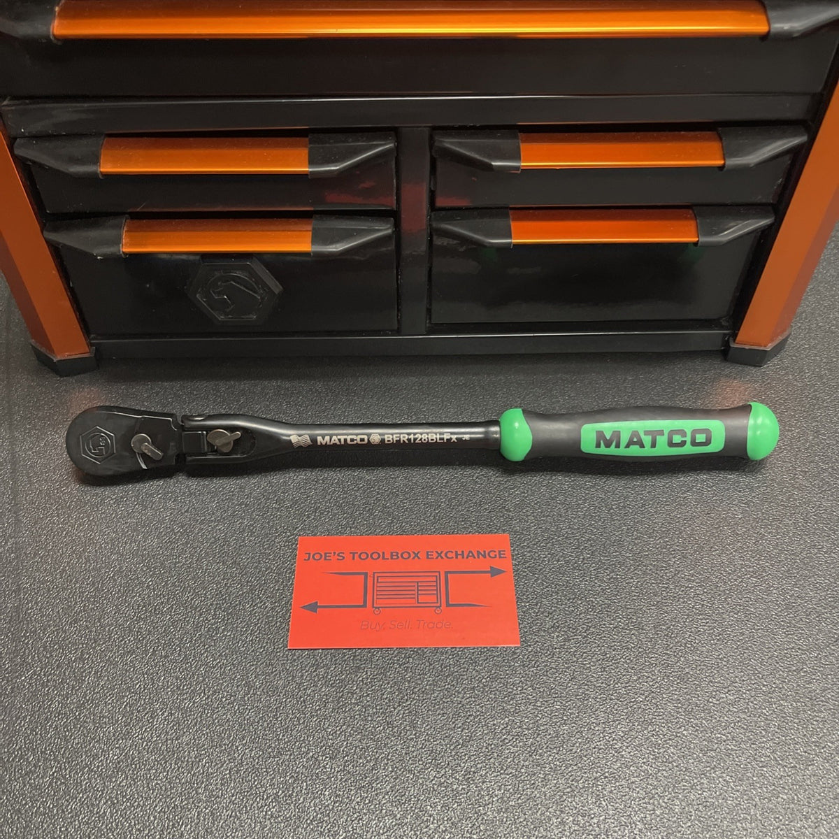 Matco NEW 3/8” Dr. Flex Head Ratchet BFR128BLFx BFR128BLFG GREEN 12-1/2” 88