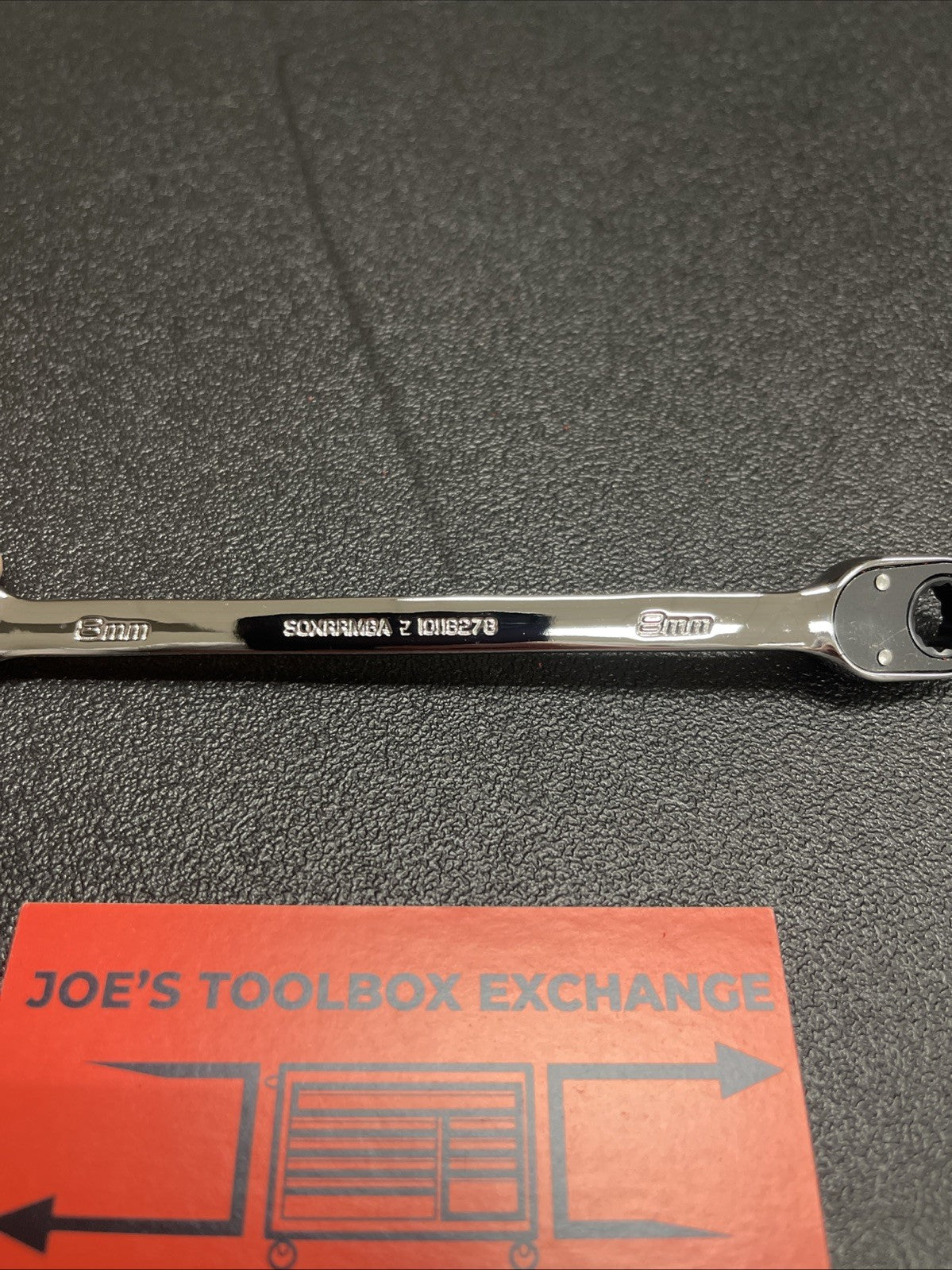 Snap-on Tools USA NEW 8mm Metric Reversible Ratcheting Combo Wrench SOXRRM8A