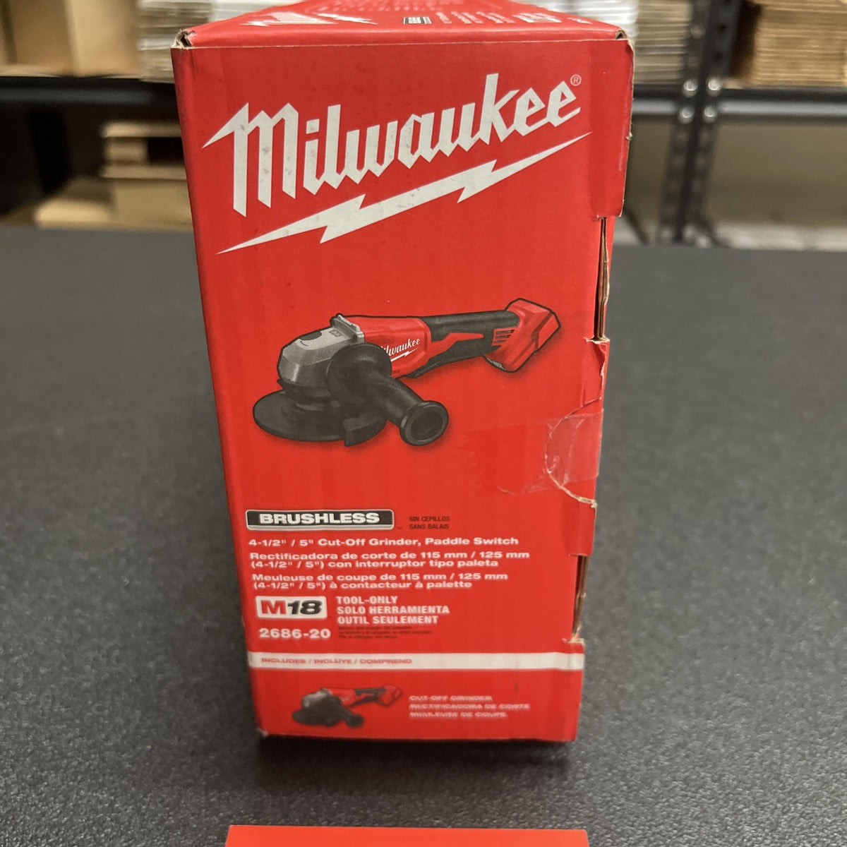 Milwaukee 2686-20 M18 18V Brushless Cordless 4-1/2" / 5" Cut-Off Grinder