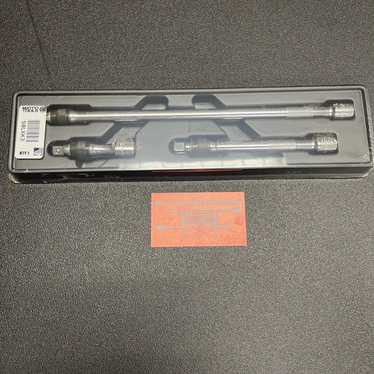 MATCO TOOLS  SBLXK3  3 Pc. 3/8" DRIVE LOCKING CHROME EXTENSION SET  3", 8" & 12"