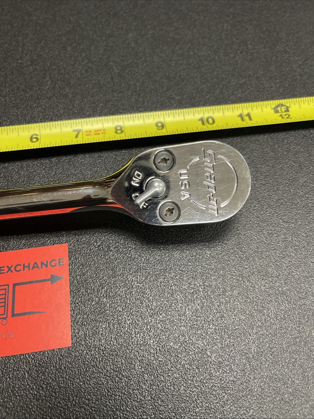 Snap-on Tools USED NEW STYLE 1/2" Drive Fine 80 Tooth Chrome Handle Ratchet S80A