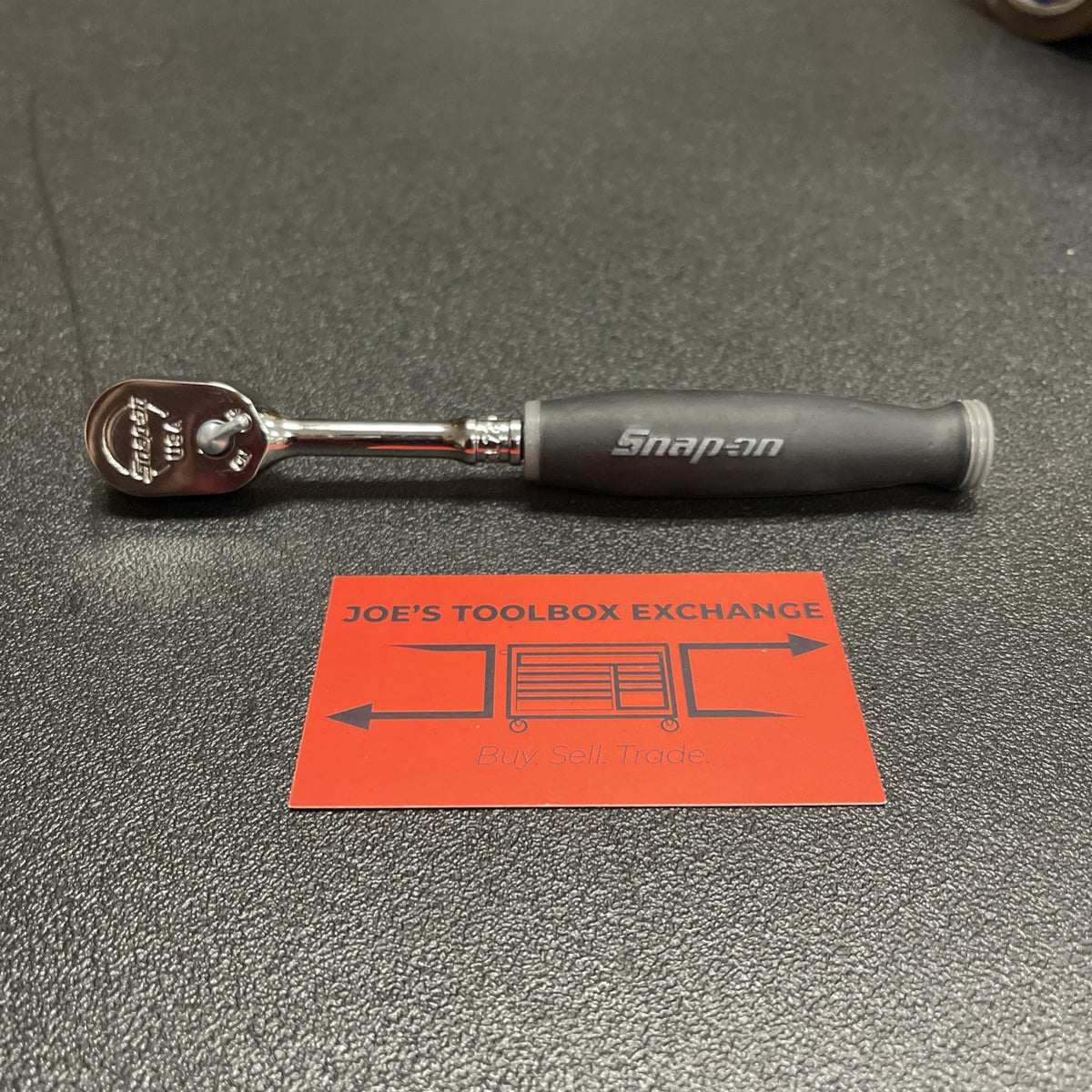 Snap-on USA NEW 3/8" Drive Dark Titanium SMALL BODY Fixed-Head Ratchet FHCL72