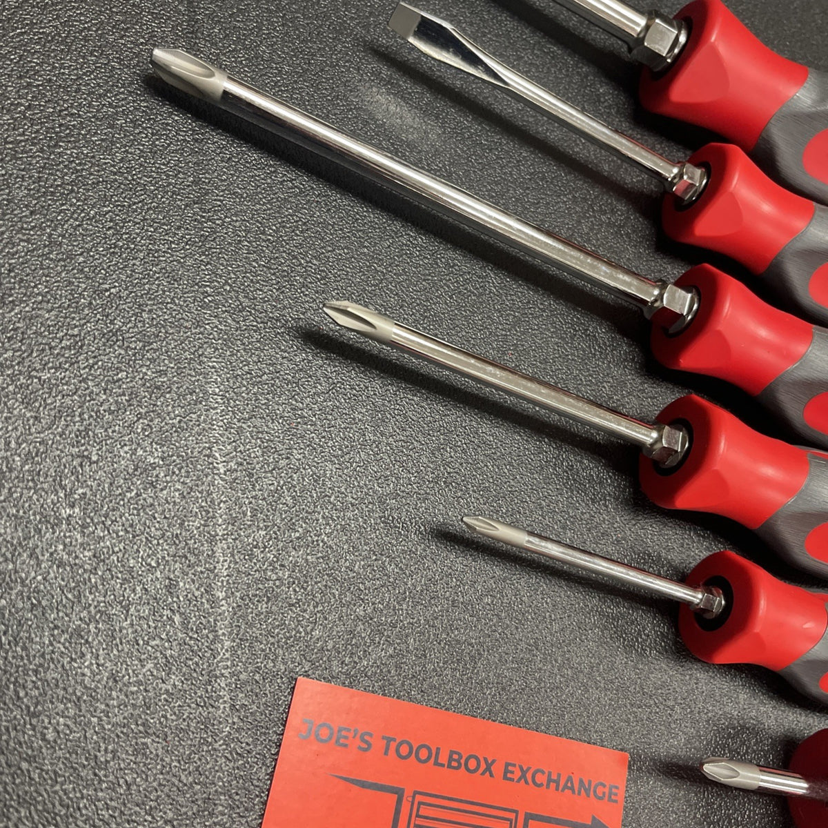 Snap-on Tools USA NEW 7pc RED HARD Handle Combination Screwdriver