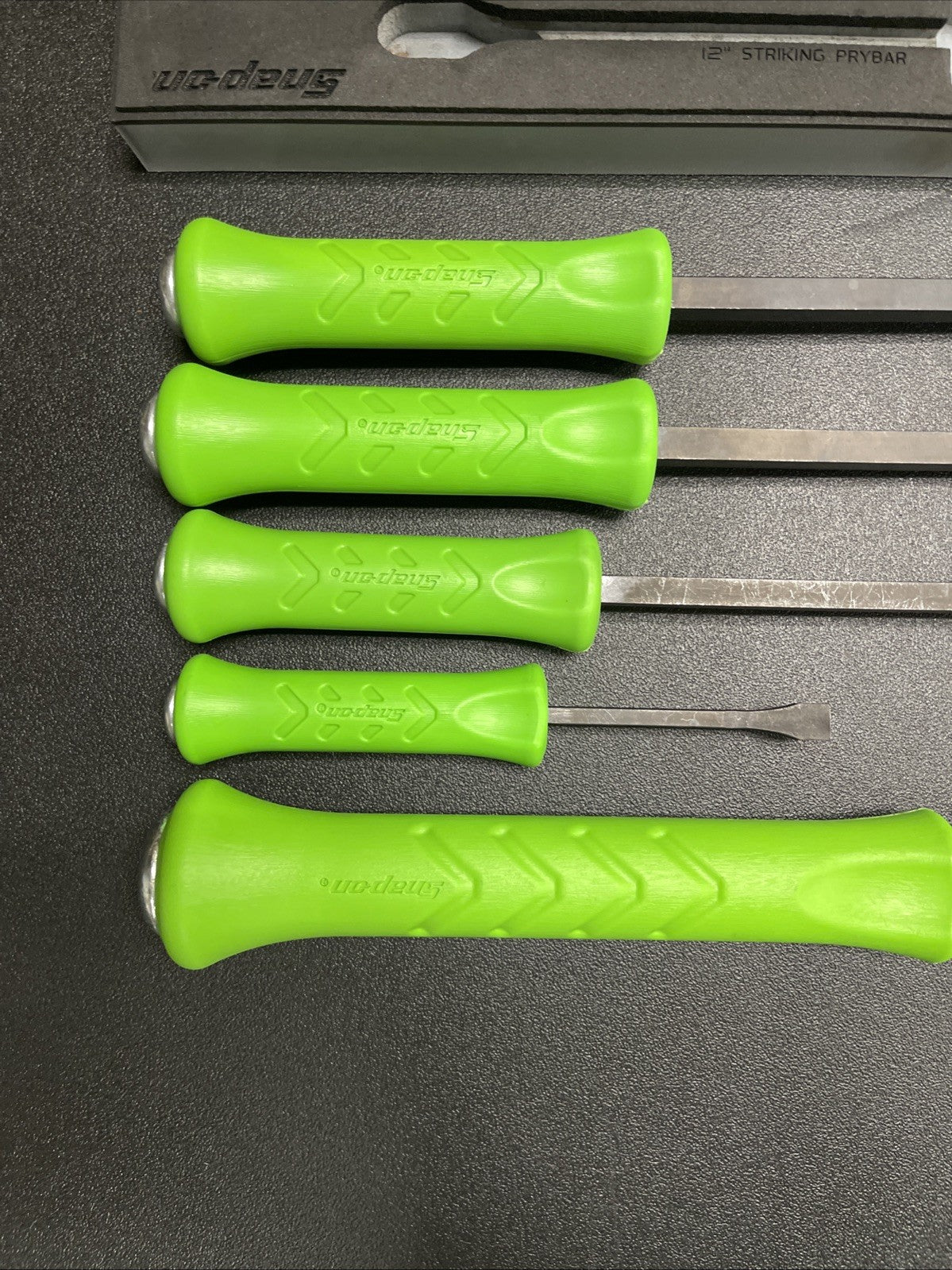 Snap-on USA 5-Piece Green Striking Prybar & Chisel Foam Set SPBSDC705DTFG