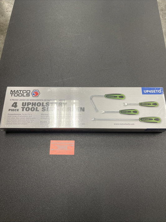 NEW Matco Tools 4-Piece Upholstery Tool Set - UP4SET - UPSETG Green
