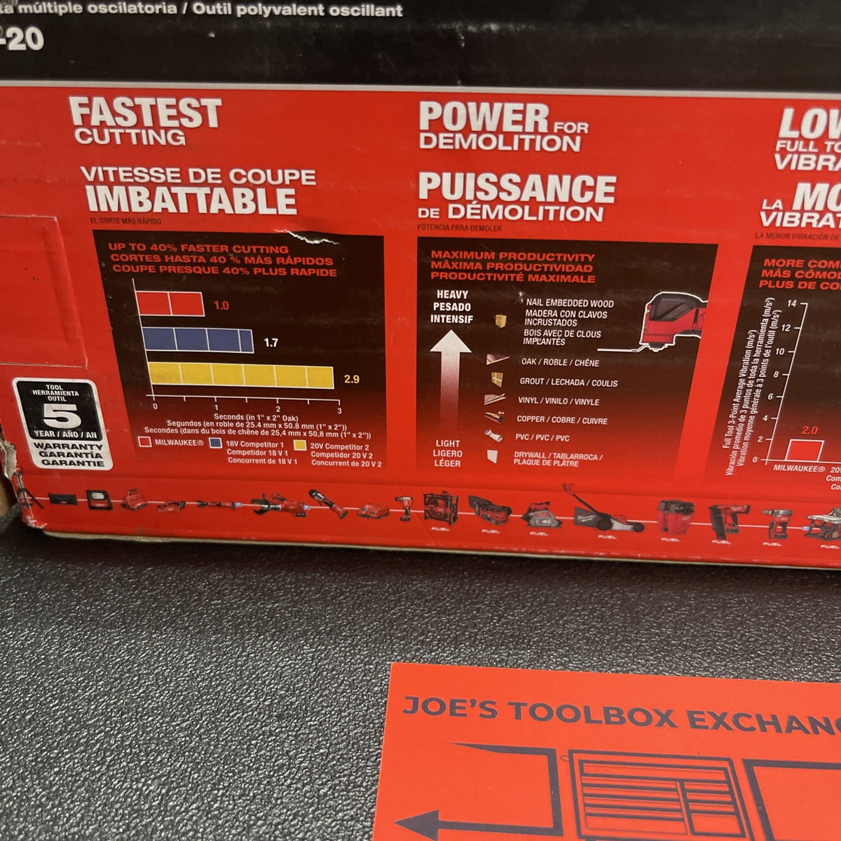 Milwaukee M18 FUEL 2836-20 Brushless Oscillating Multi-Tool Tool-Only