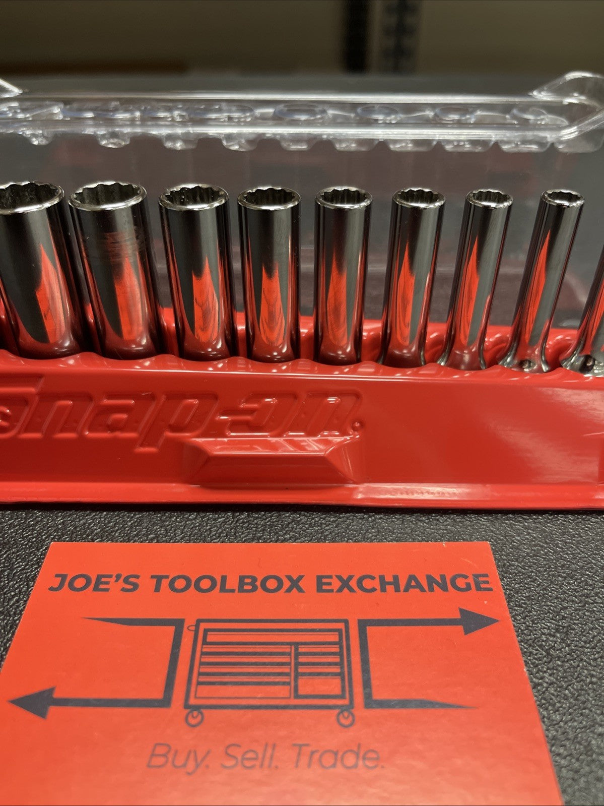 Snap-on Tools USA NEW 10-Piece 1/4" Drive 12-POINT SAE Deep Socket Set 110STMDY