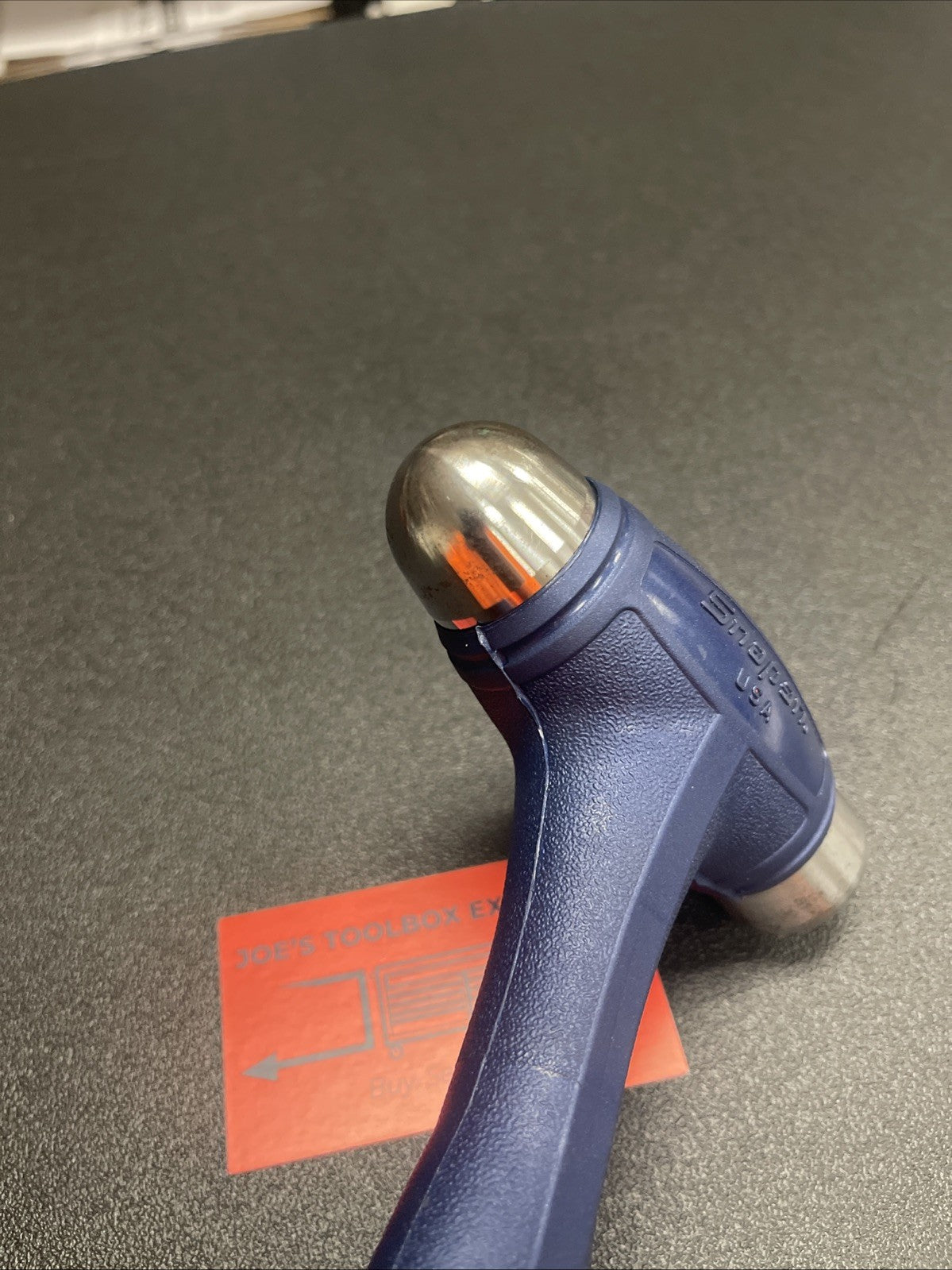 Snap-on Tools USA 24oz/680g POWER BLUE Soft Grip Dead Blow Hammer HBBD24MB