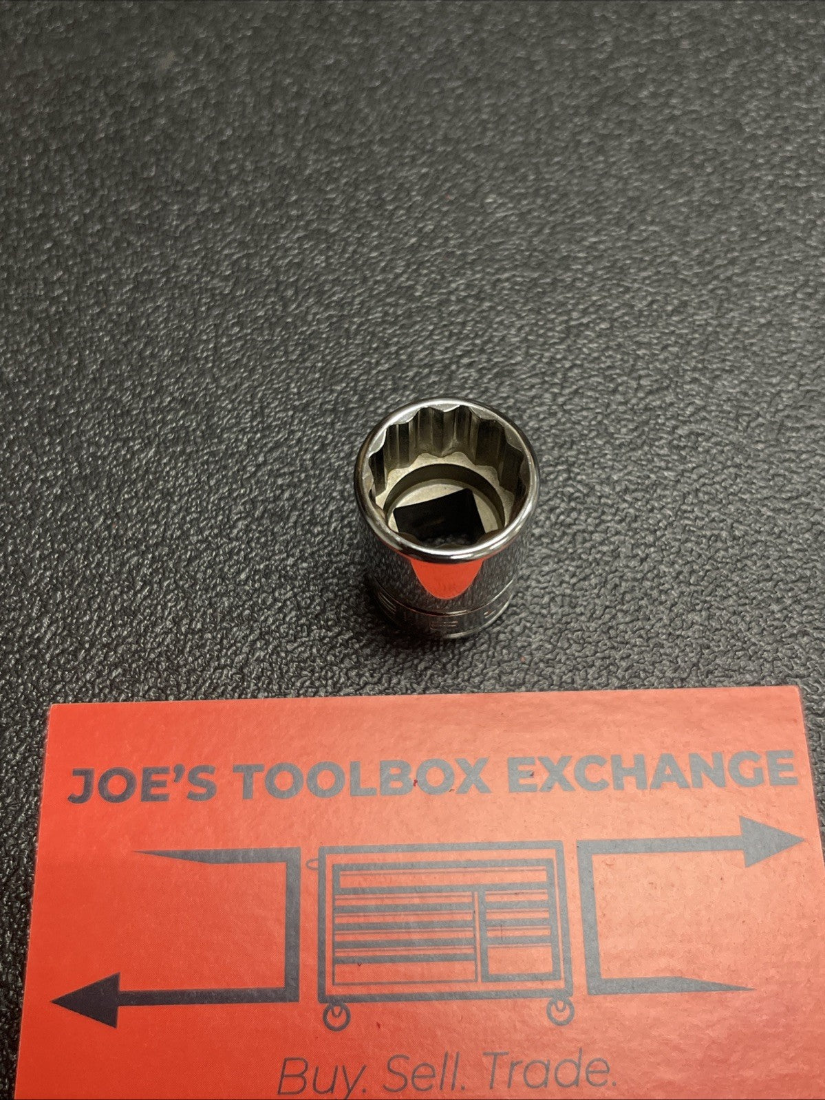 Snap-On Tools USA NEW 3/8" Drive 9/16" SAE 12 Point Shallow Chrome Socket F181