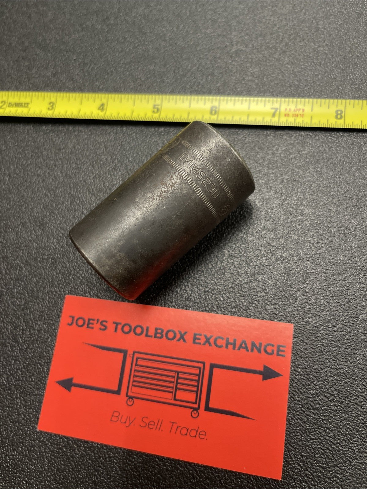 Snap-on Tools 1/2" Drive 6-POINT Metric 23mm SEMI-DEEP Impact Socket IMMS230