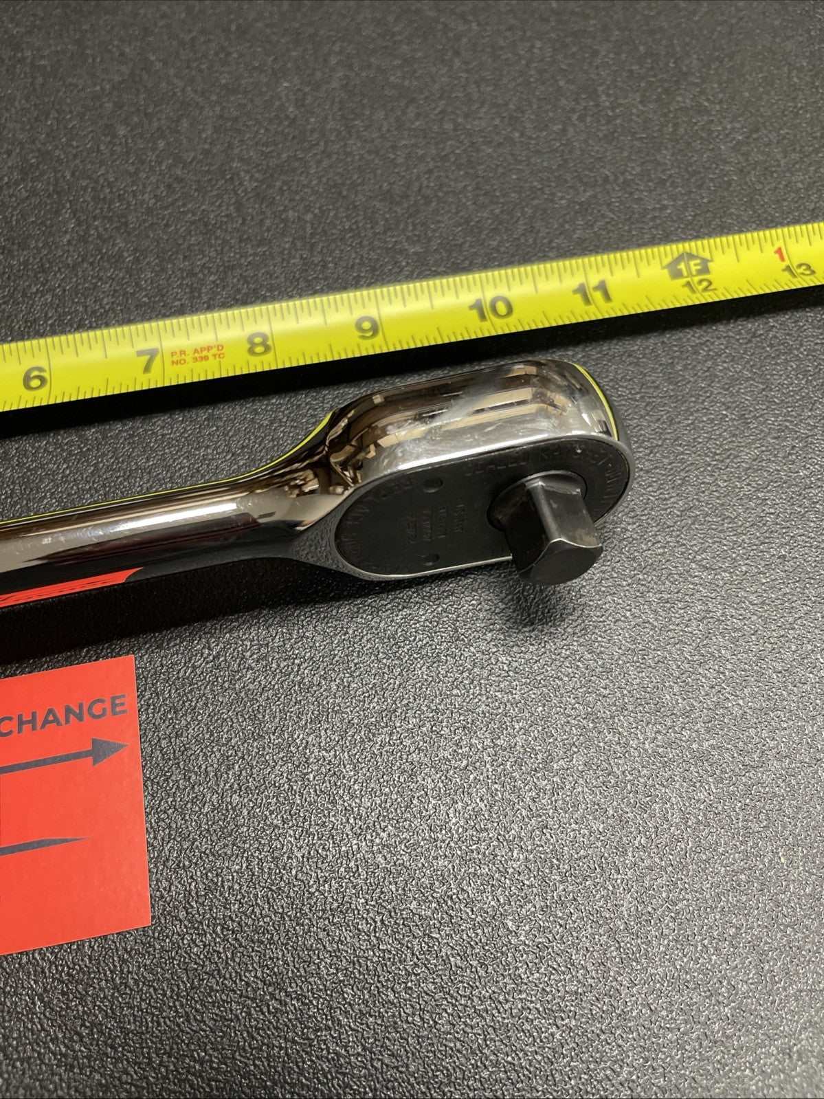 Snap-on Tools USED NEW STYLE 1/2" Drive Fine 80 Tooth Chrome Handle Ratchet S80A