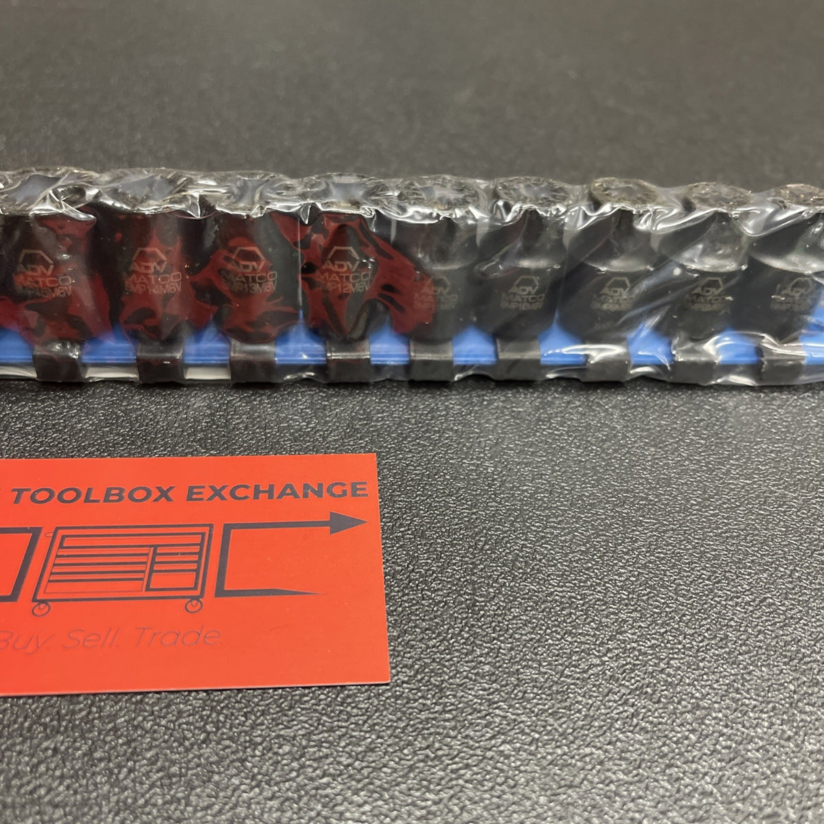 MATCO 13 PC 3/8" DRIVE METRIC 6 POINT ADV MAGNETIC IMPACT SOCKET SET SBMPM136V