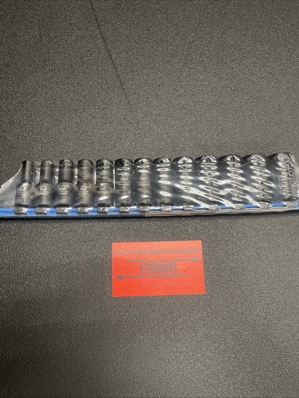 Matco Tools SBIPM136V 13 Piece 3/8" Drive Metric 6 Point Mid Length Socket Set