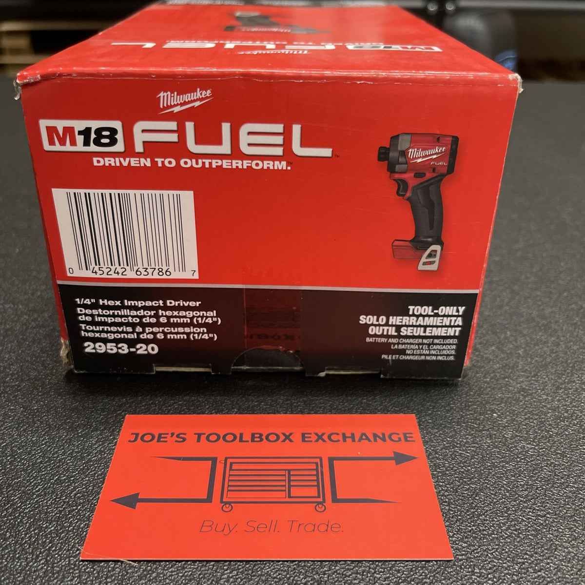 Milwaukee 2953-20 FUEL 18V Li-Ion Brushless Cordless 1/4" Hex Impact Driver 4GEN
