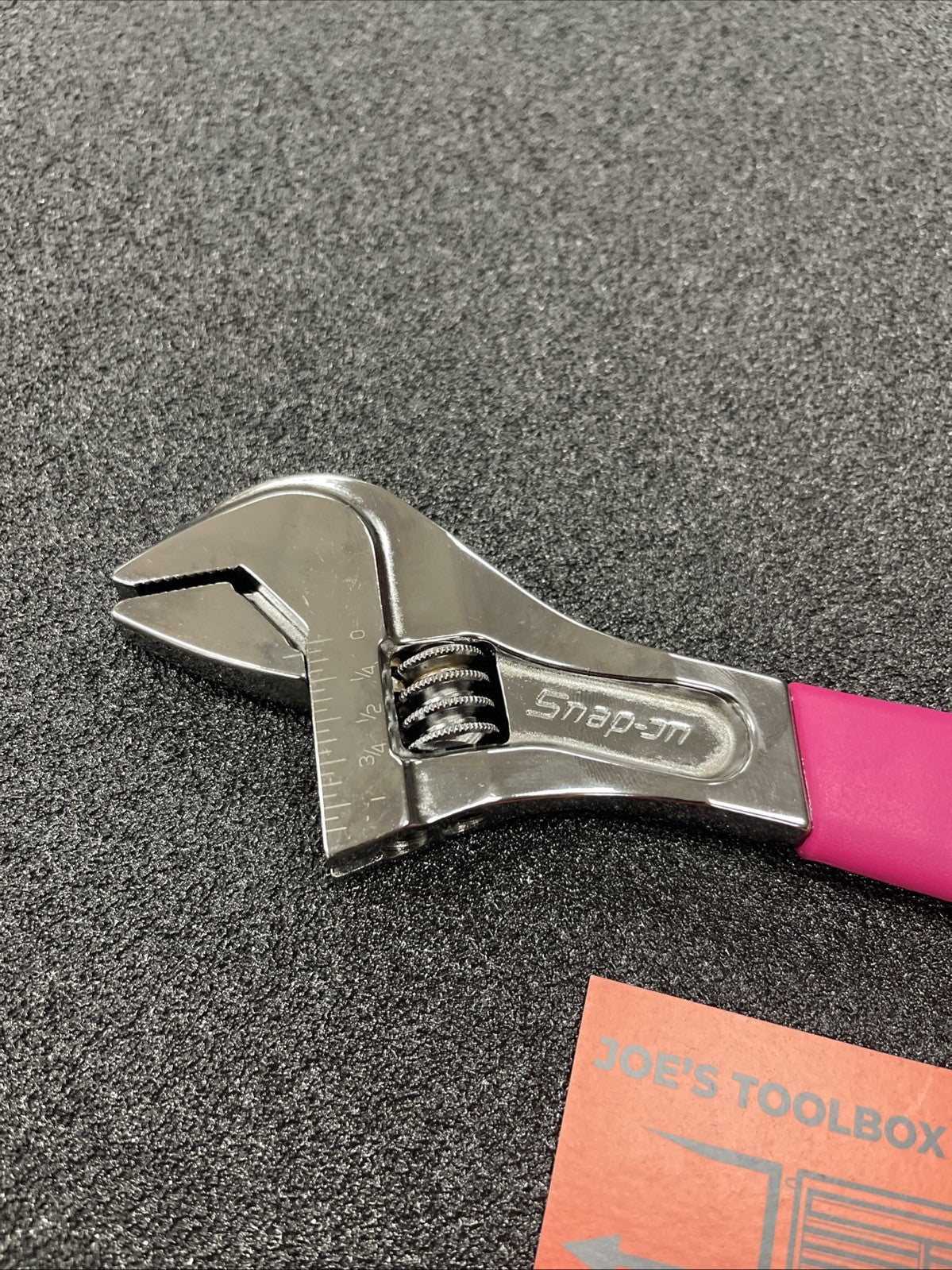 Snap-on Tools NEW ELECTRIC PINK 10" Flank Drive PLUS Adjustable Wrench FADH10CEP
