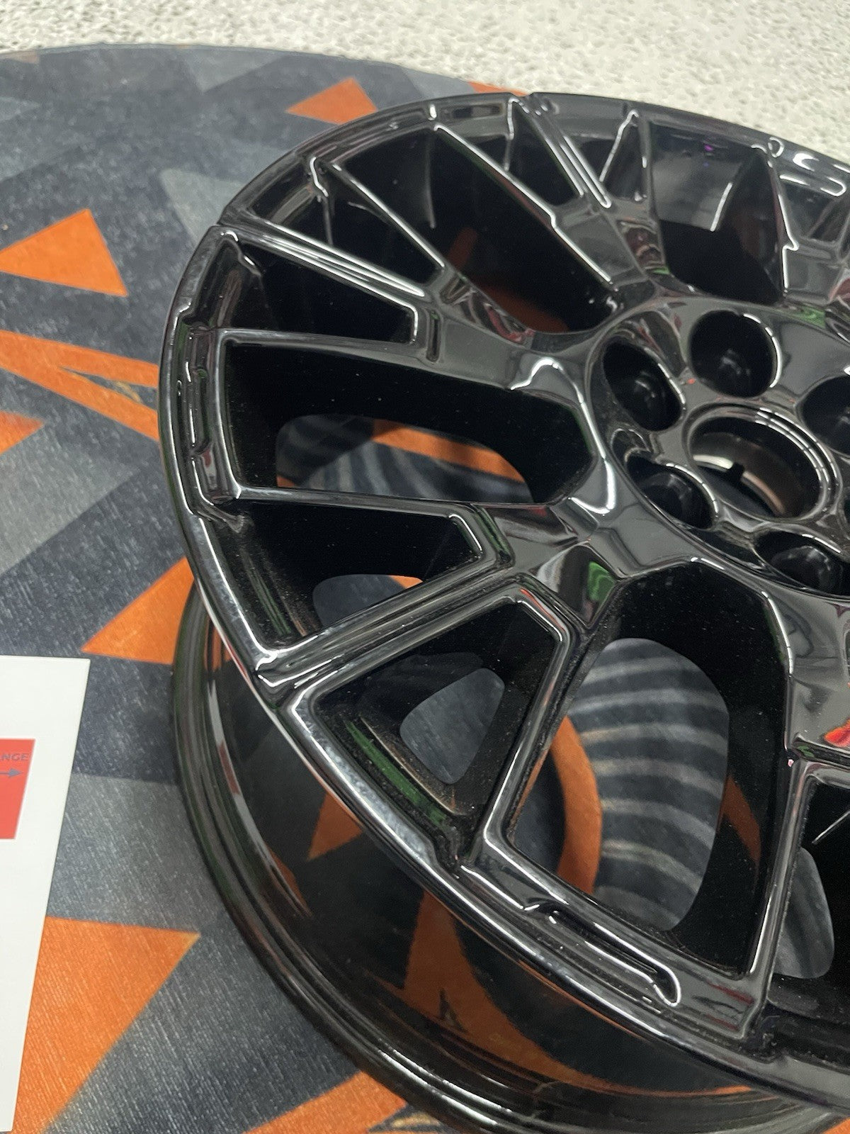 Chevy Terverse GM 18" Wheels & Caps New Take Offs 18x8 Gloss Black