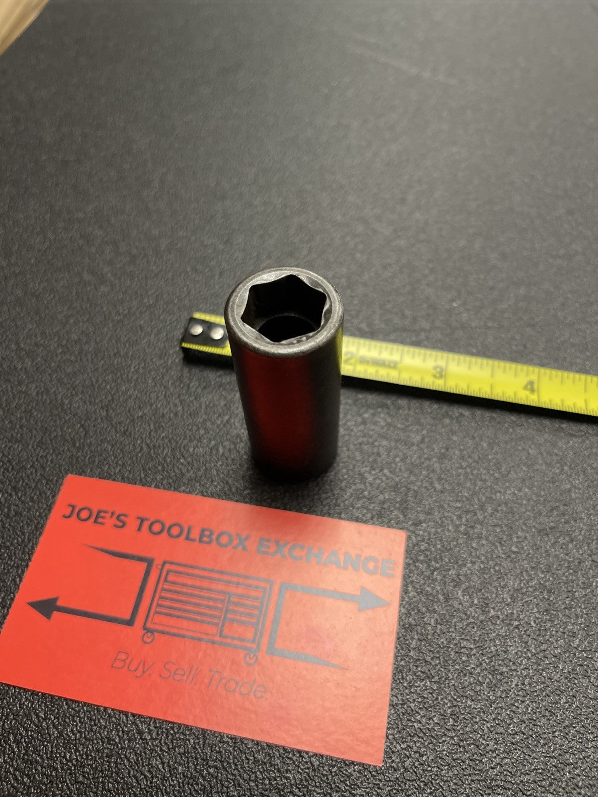 Snap-on Tools USA 1/2" Drive 15mm Metric SEMI DEEP 6pt Impact Socket IMMS150