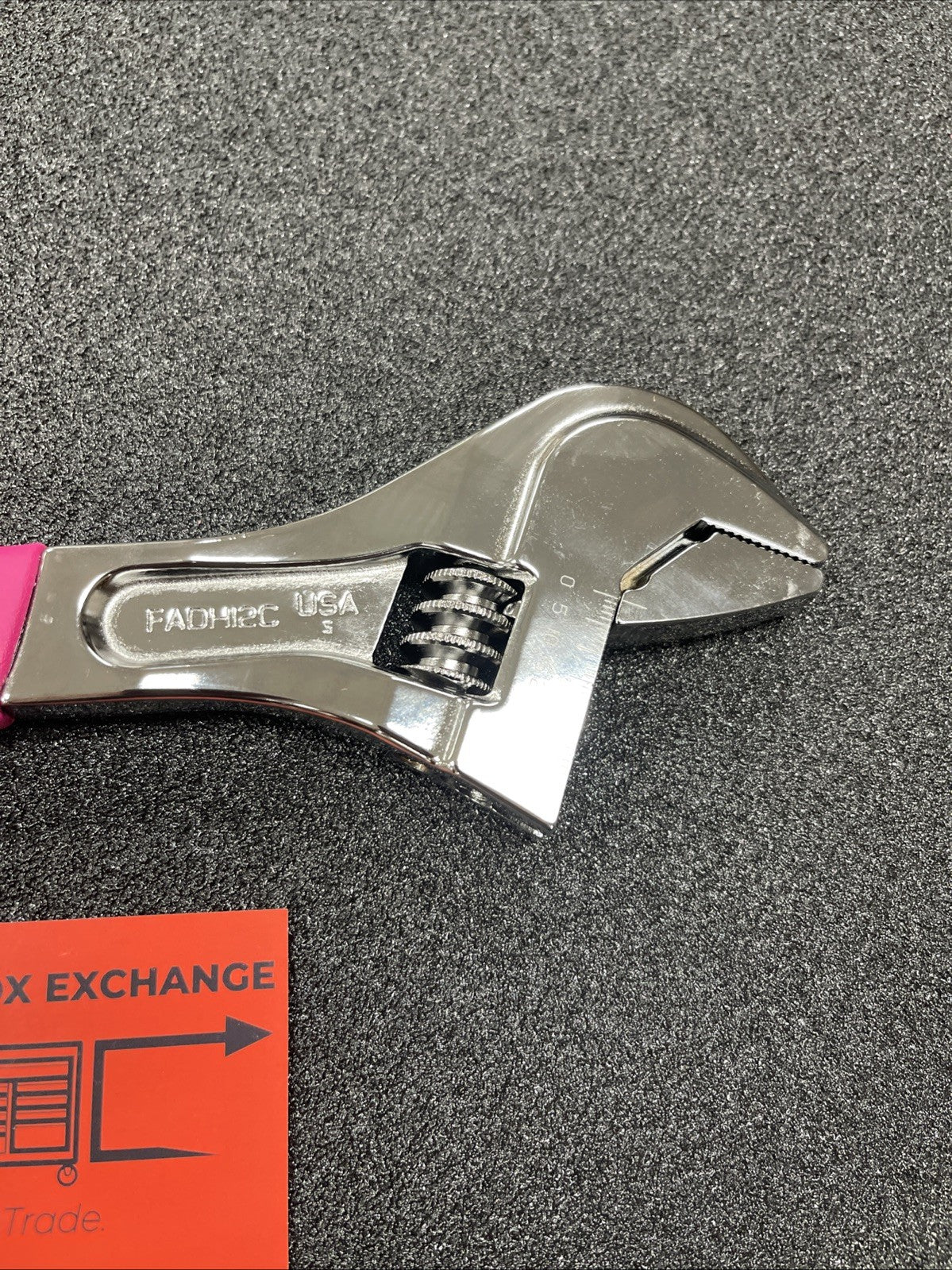 Snap-on Tools NEW 12" ELECTRIC PINK Flank Drive PLUS Adjustable Wrench FADH12CEP