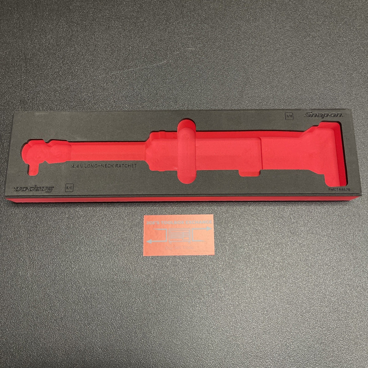 Snap On Tools 14.4 Volt 3/8 Long Neck Ratchet Storage Foam FMCTR867B