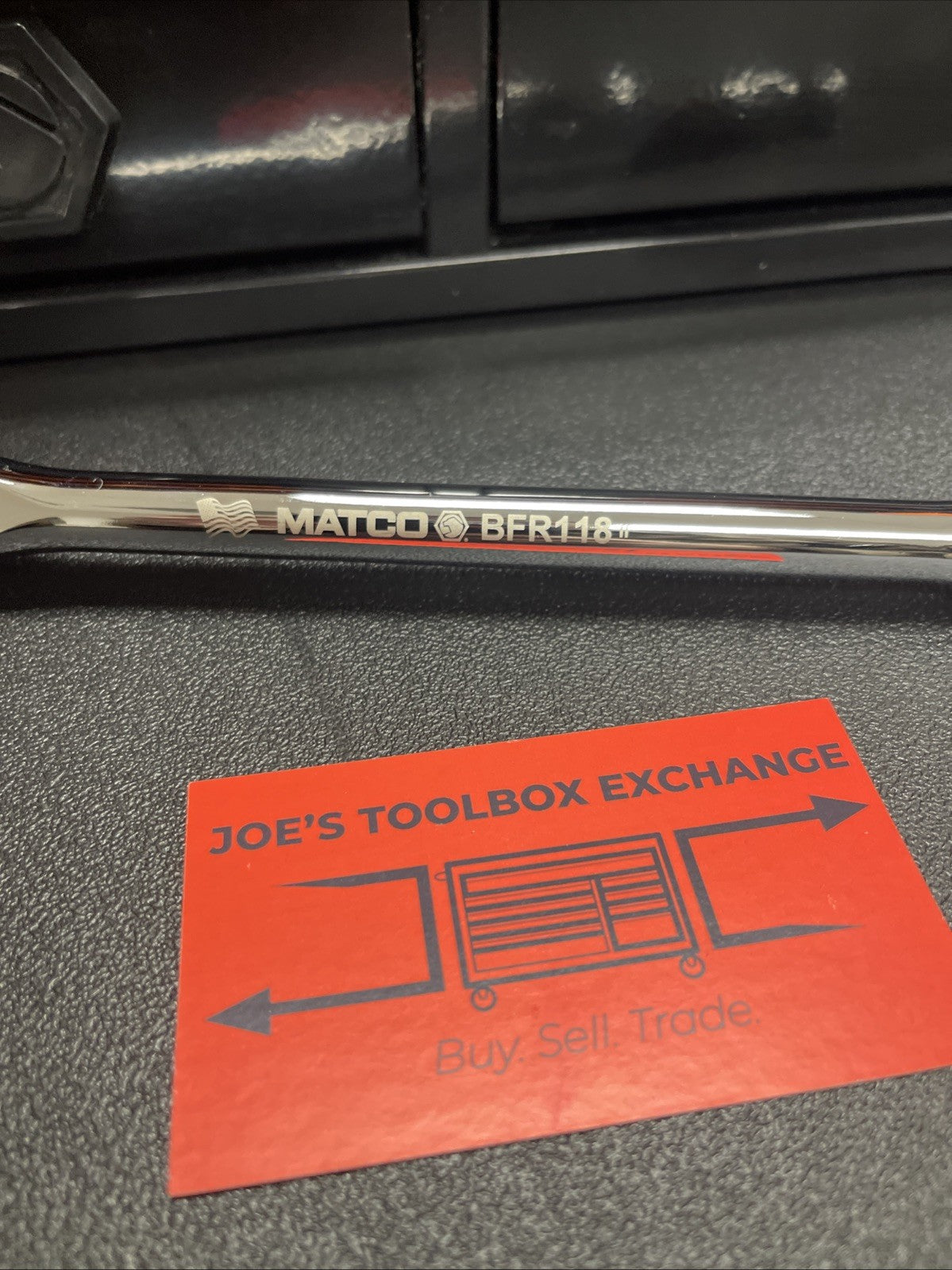 Matco Tools BFR118 3/8" DRIVE 11-3/4" 88 TOOTH FIXED RATCHET CHROM HARD HANDLE